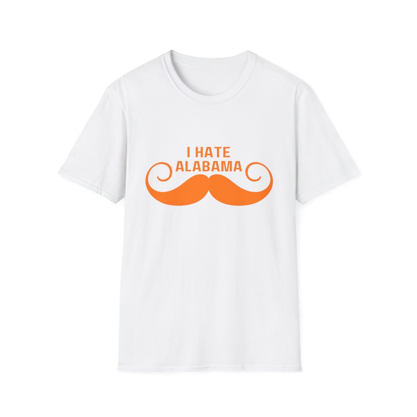 I Hate Alabama Mustache Unisex T-Shirt