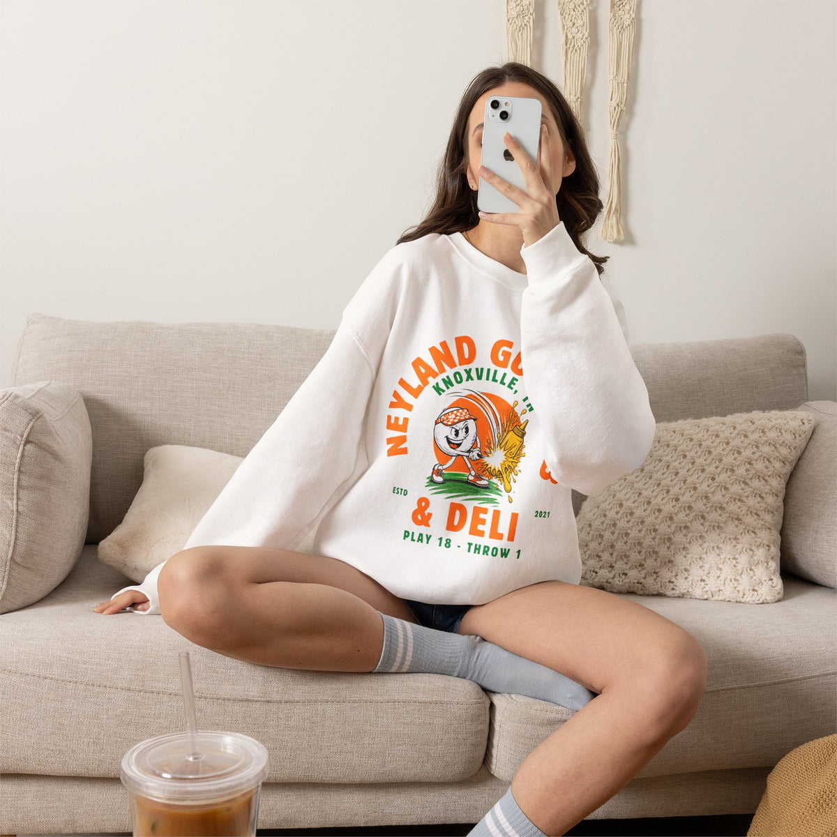 Neyland Golf Club & Deli Crewneck Sweatshirt — Tennessee Football fan shirt
