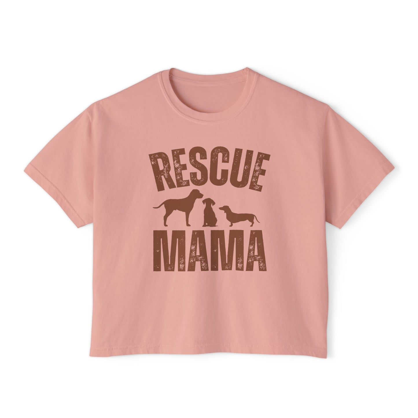 Rescue Mama Dogs Boxy Tee for Women