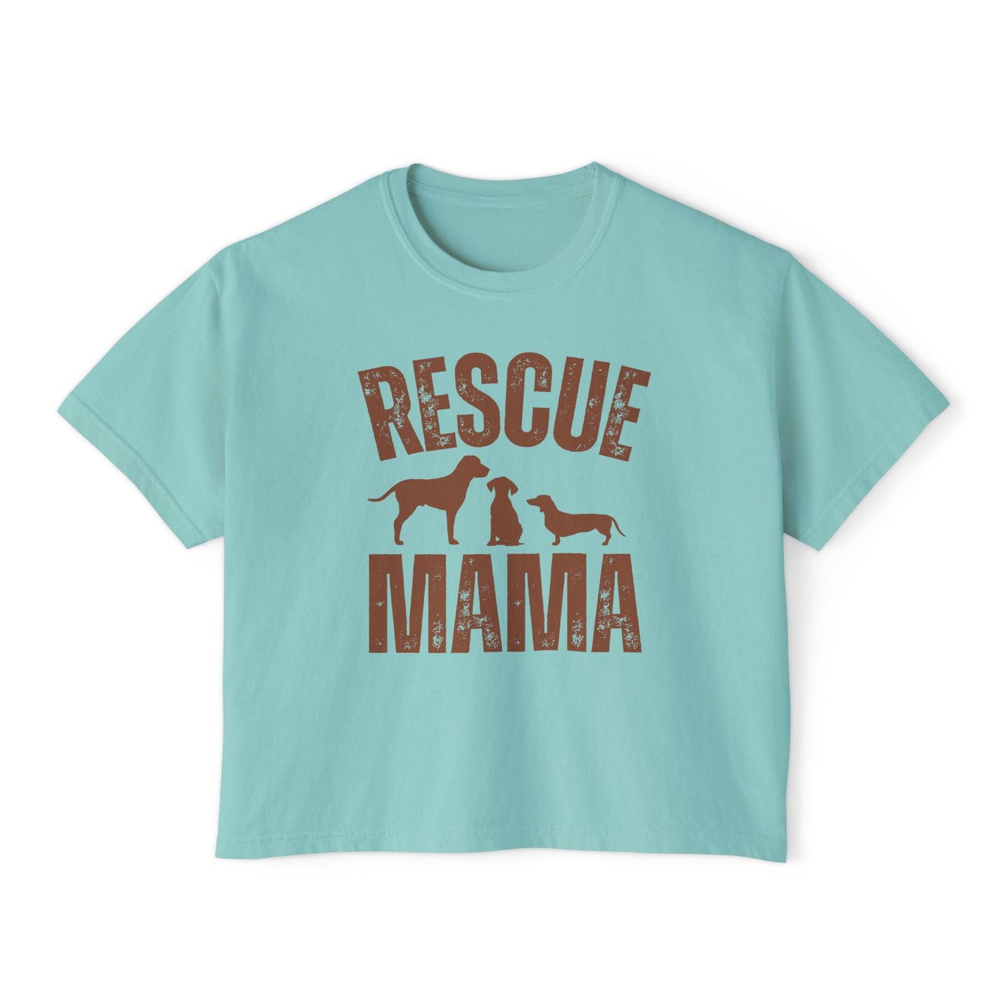 Rescue Mama Dogs Boxy Tee for Women