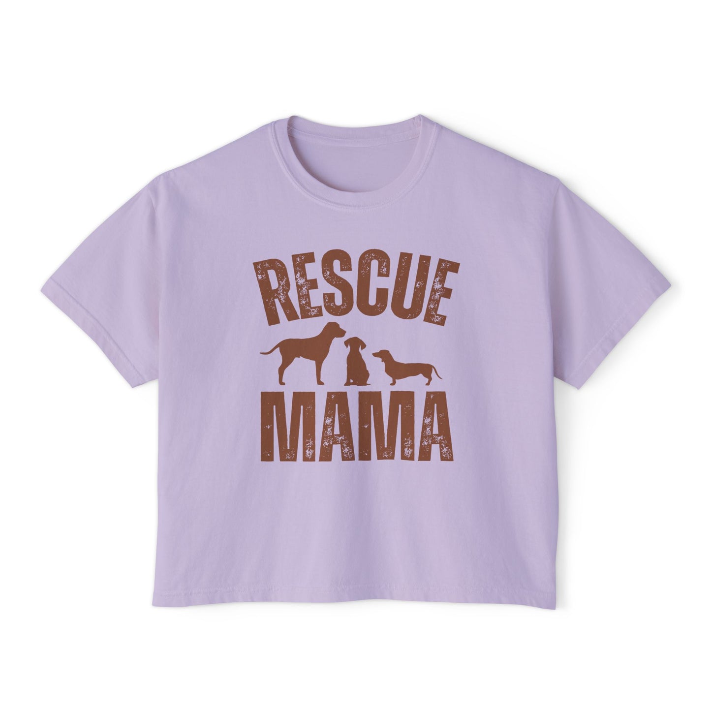 Rescue Mama Dogs Boxy Tee for Women