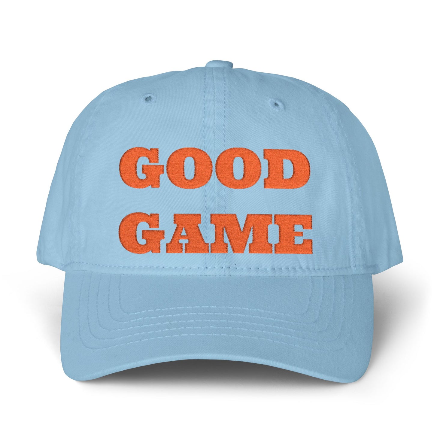 " GOOD GAME" Women's Pigment-Dyed Cap with Fashion Undervisor (Embroidery)