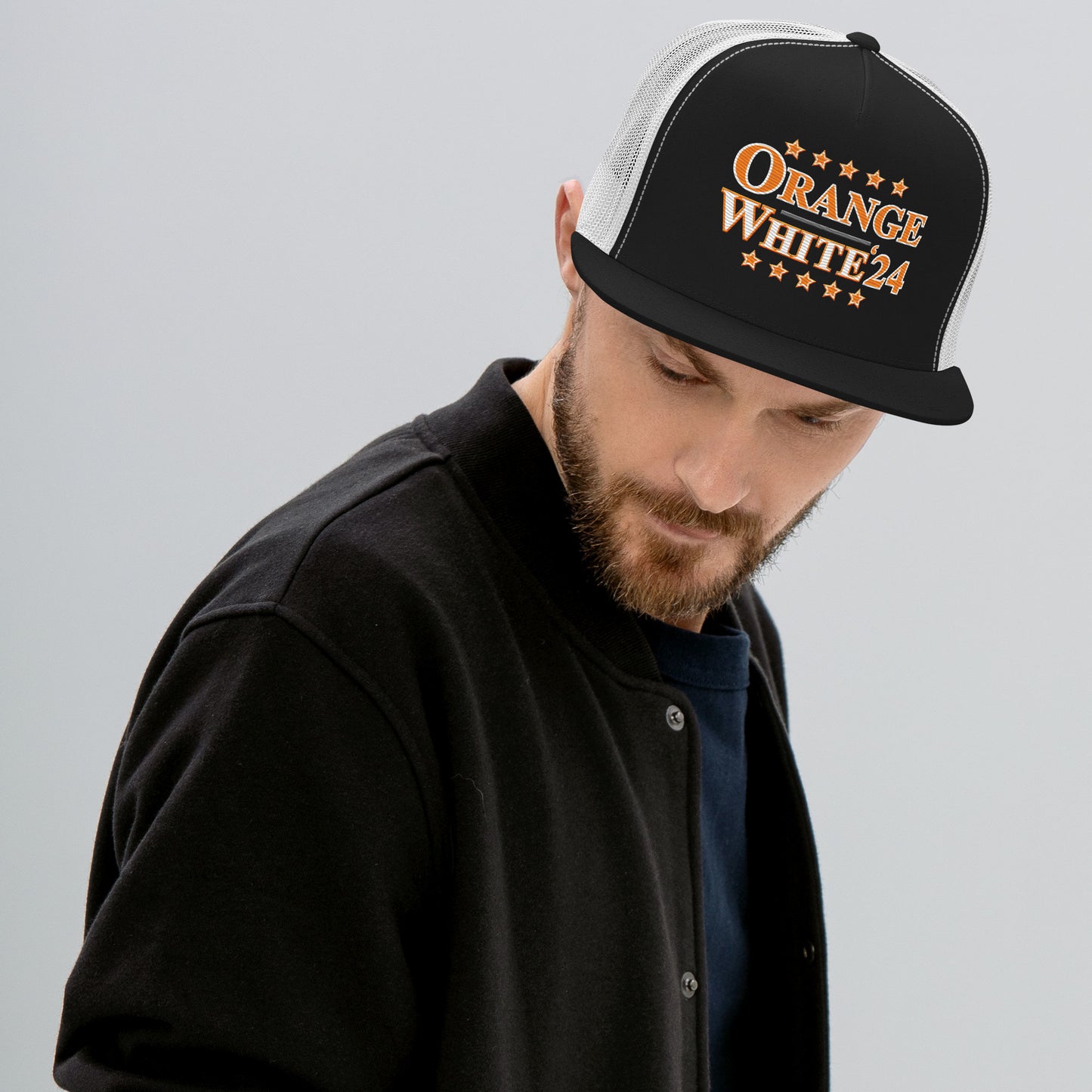 ORANGE/WHITE '24 ELECTION Trucker Cap
