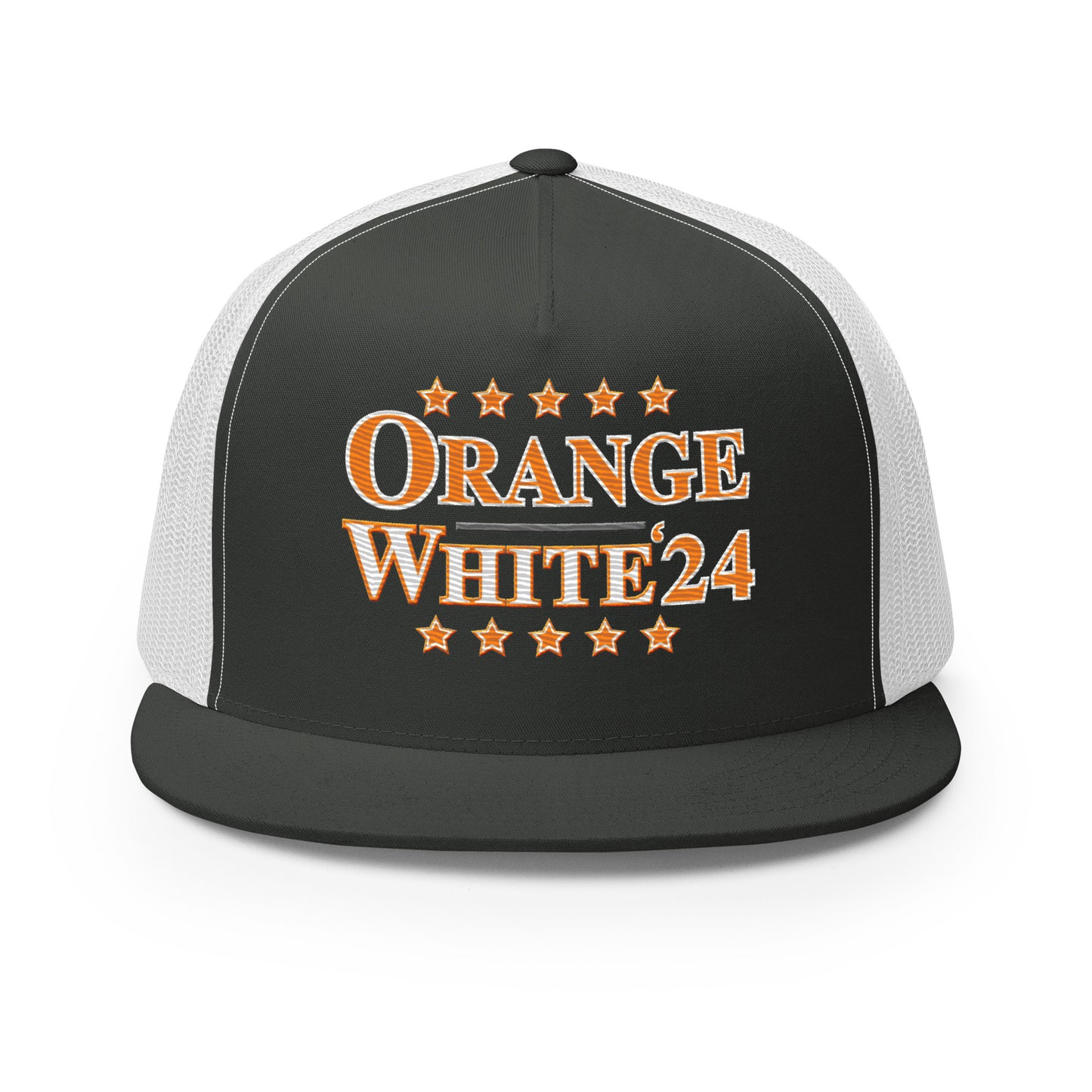 ORANGE/WHITE '24 ELECTION Trucker Cap