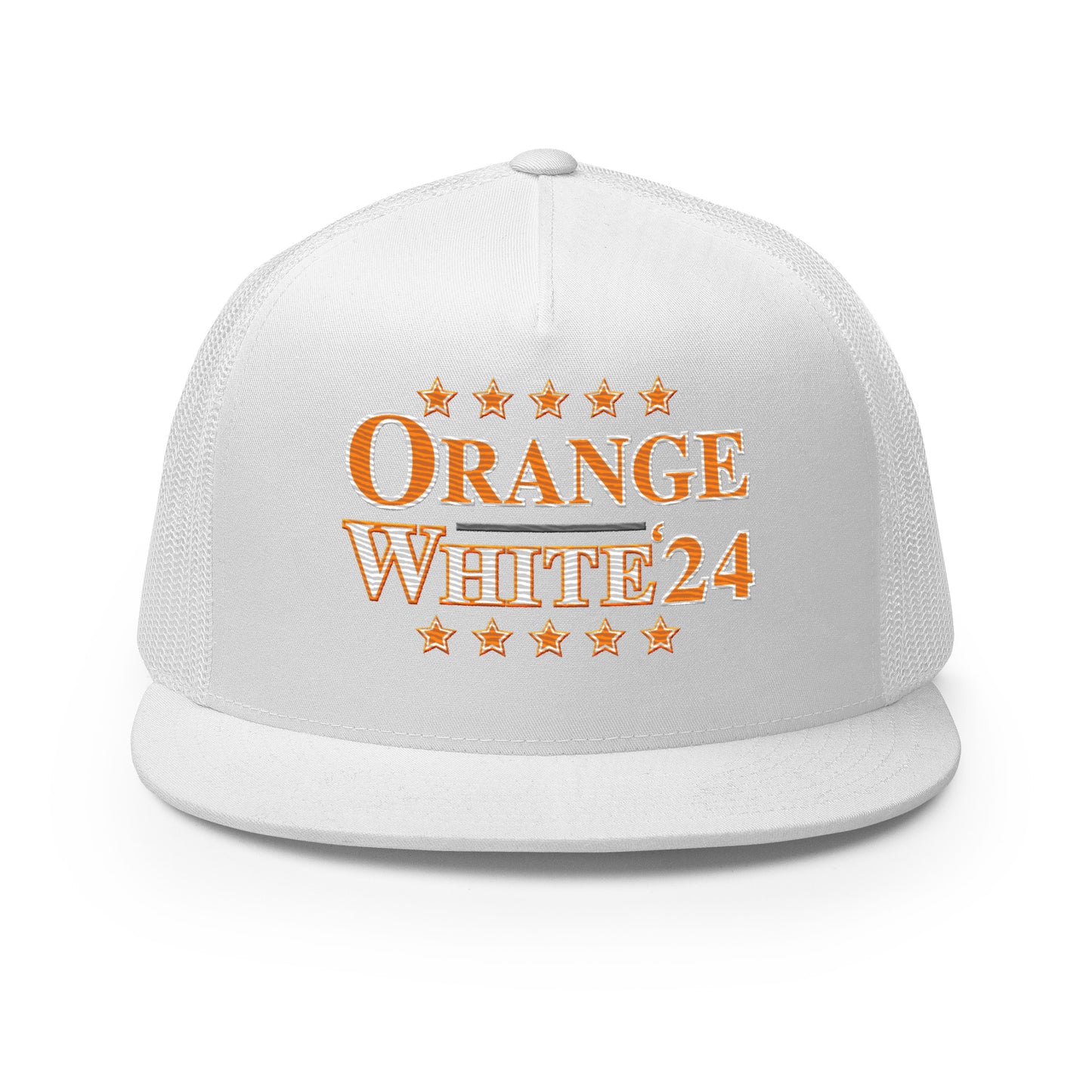 ORANGE/WHITE '24 ELECTION Trucker Cap
