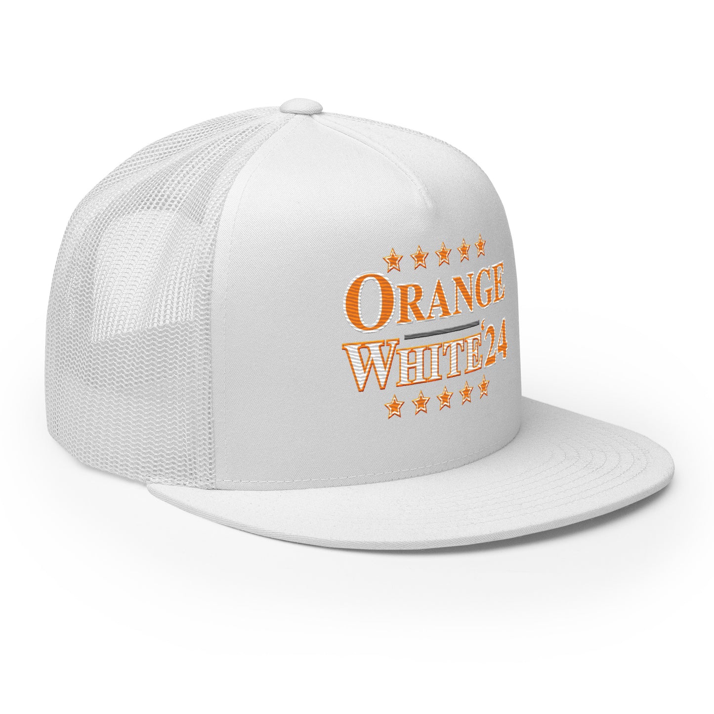 ORANGE/WHITE '24 ELECTION Trucker Cap