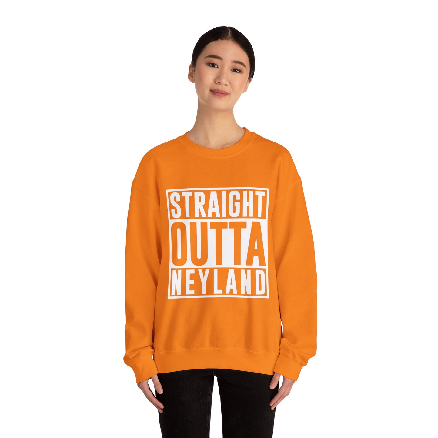 Straight Outta Neyland Unisex Heavy Blend Crewneck Sweatshirt