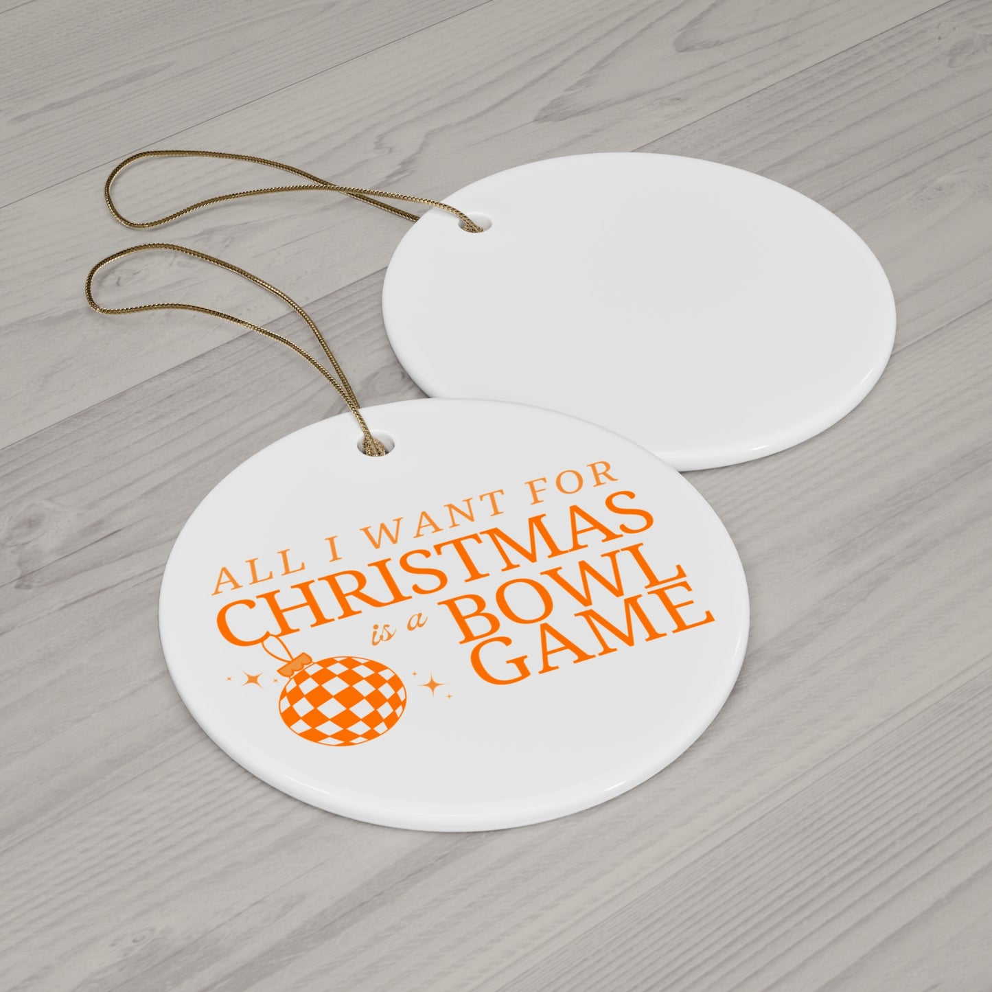 Bowl Game Ornament for Tennessee Vols Fans