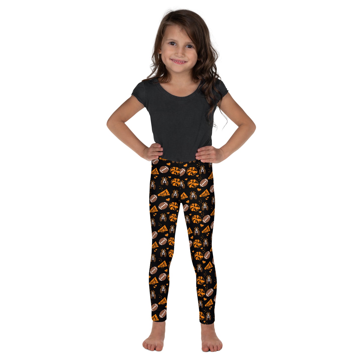 TN Football Black Kid's Leggings