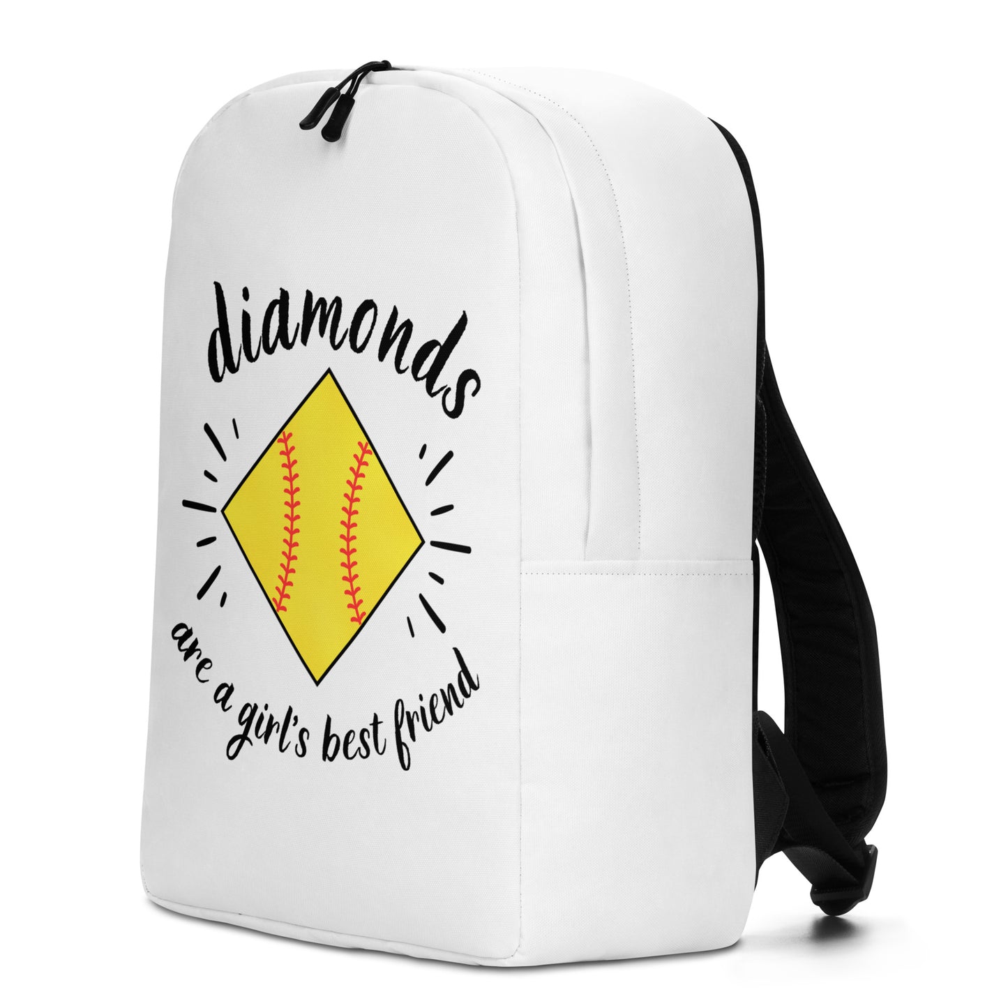 Diamonds are a Girl's Best Friend Minimalist Backpack