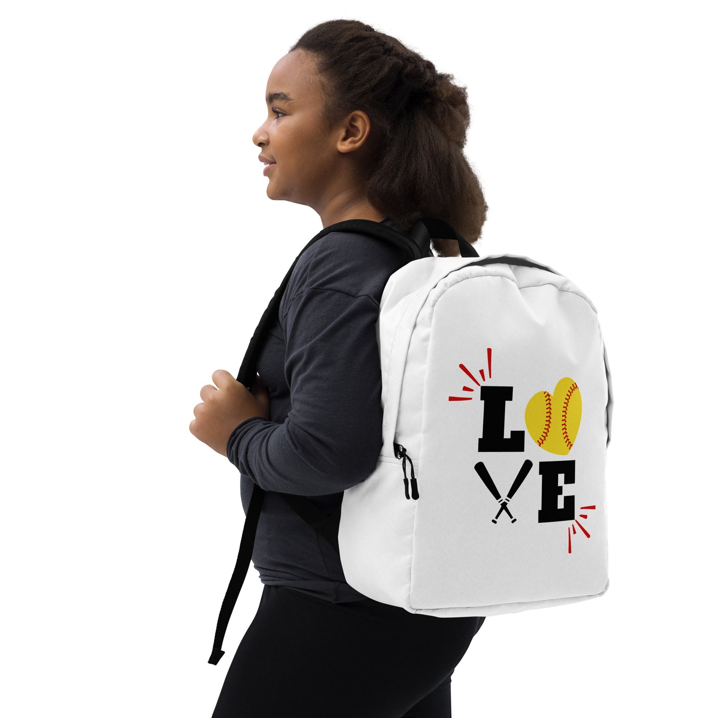 Softball LOVE Minimalist Backpack