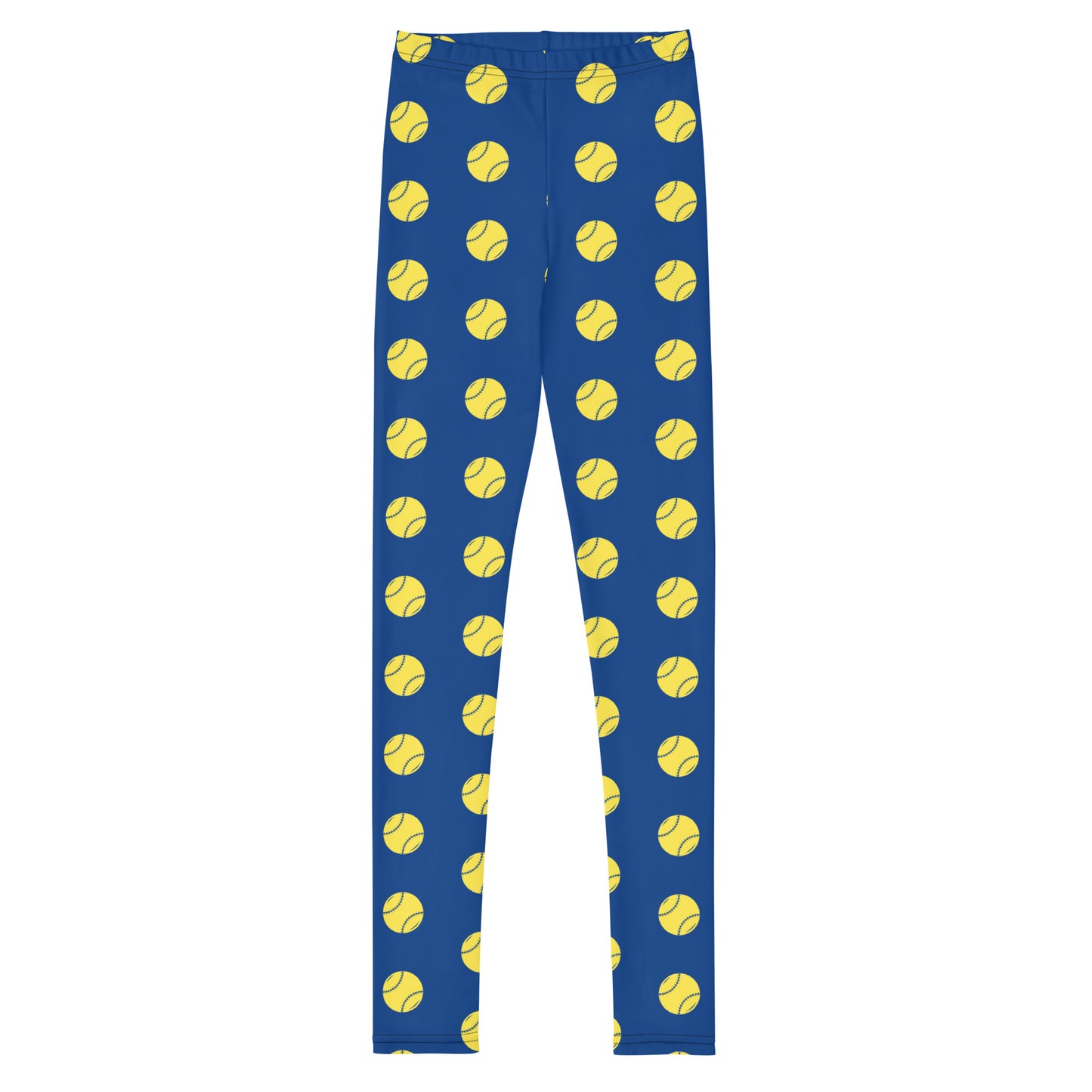 SOFTBALL Royal Blue Youth Leggings