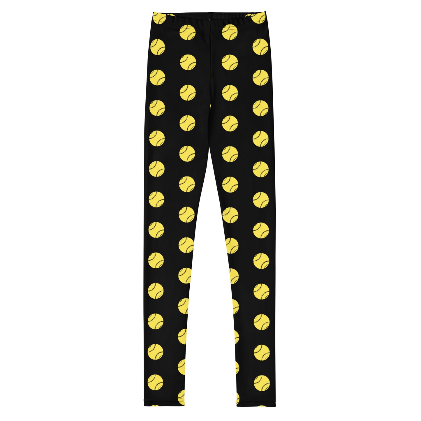 Softball Black Youth Leggings
