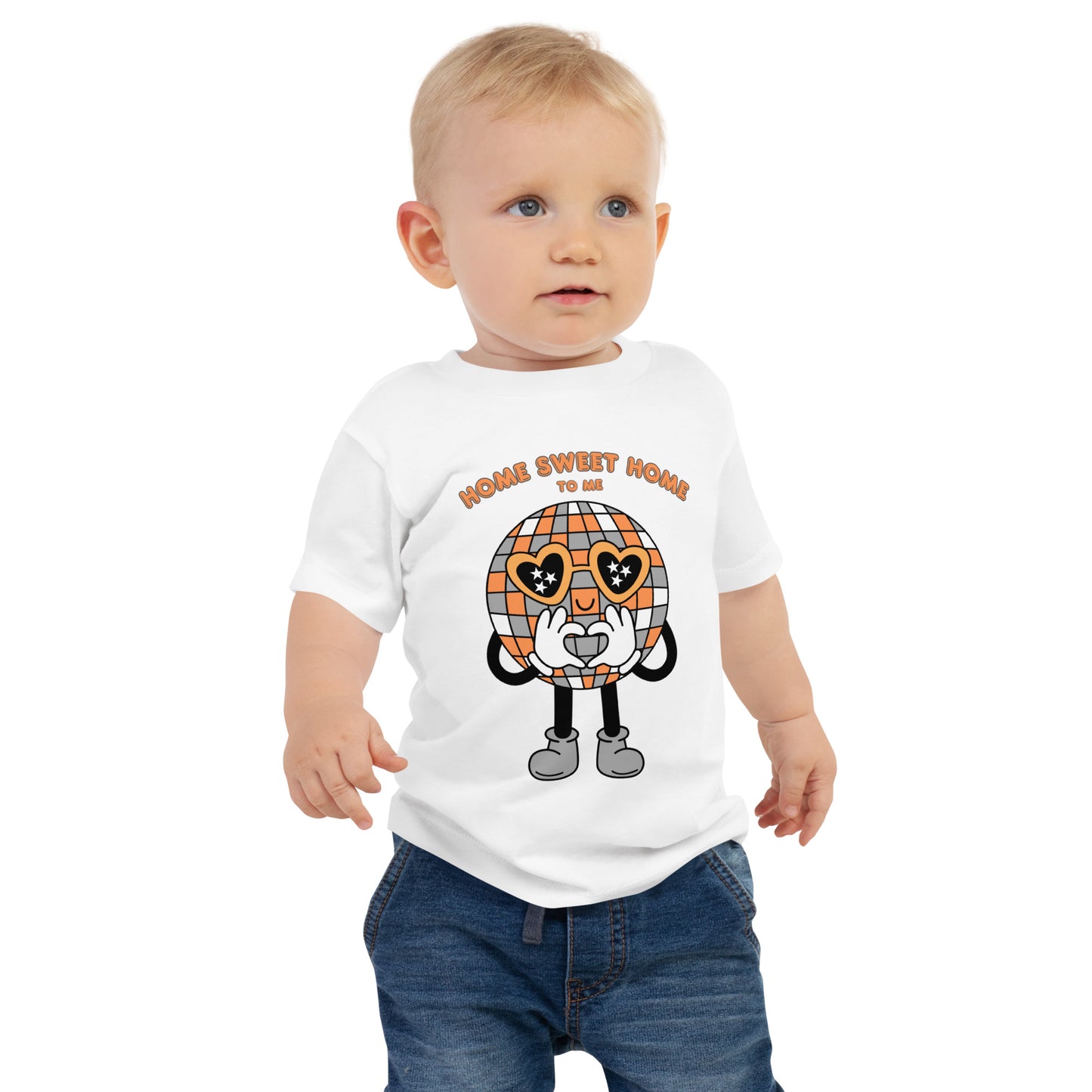 Home Sweet Home To Me Baby Jersey Short Sleeve Tee