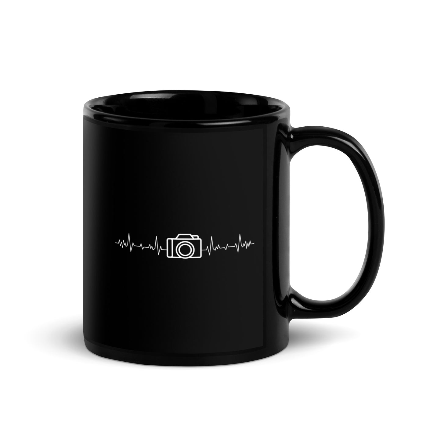 Photography is Life Black Glossy Mug