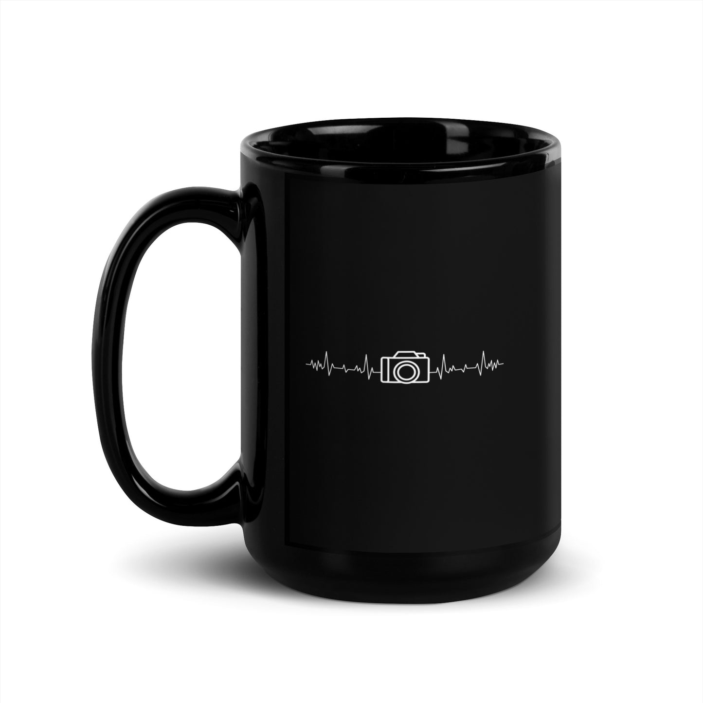 Photography is Life Black Glossy Mug
