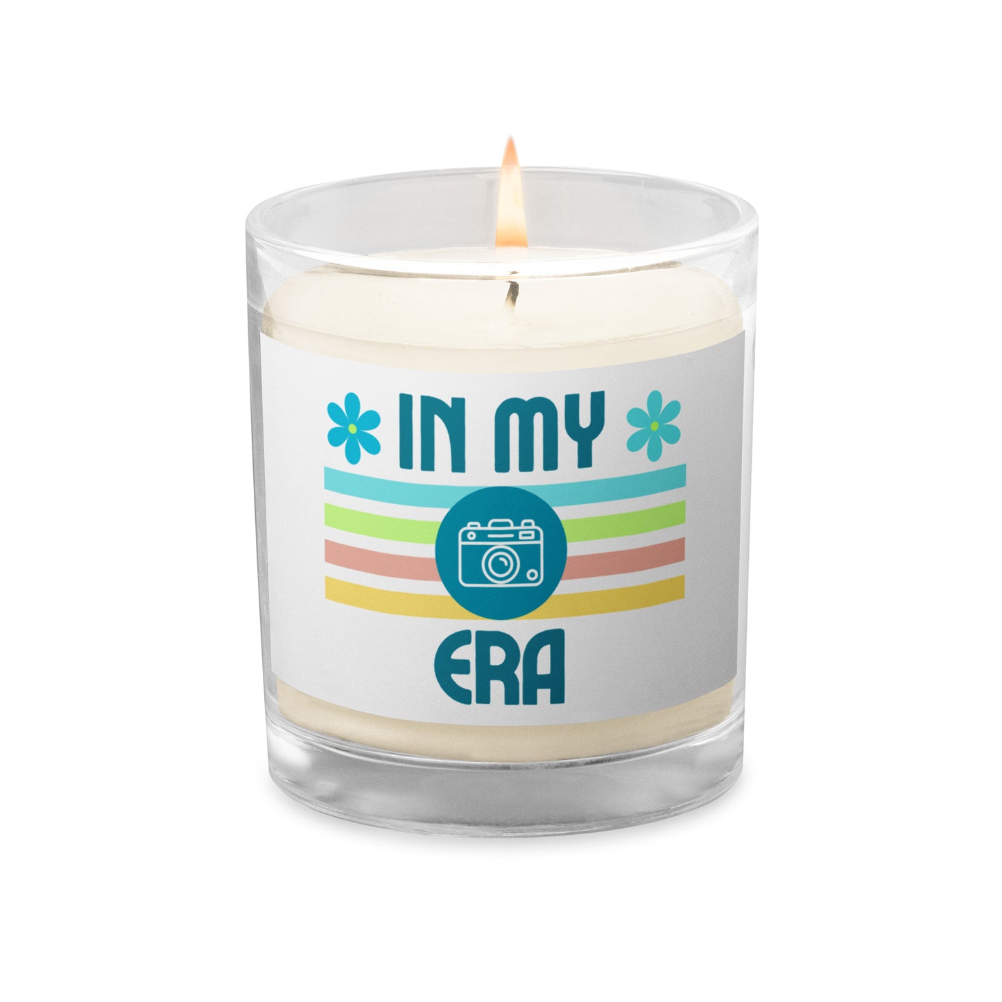 In My Photography Era Glass jar soy wax candle