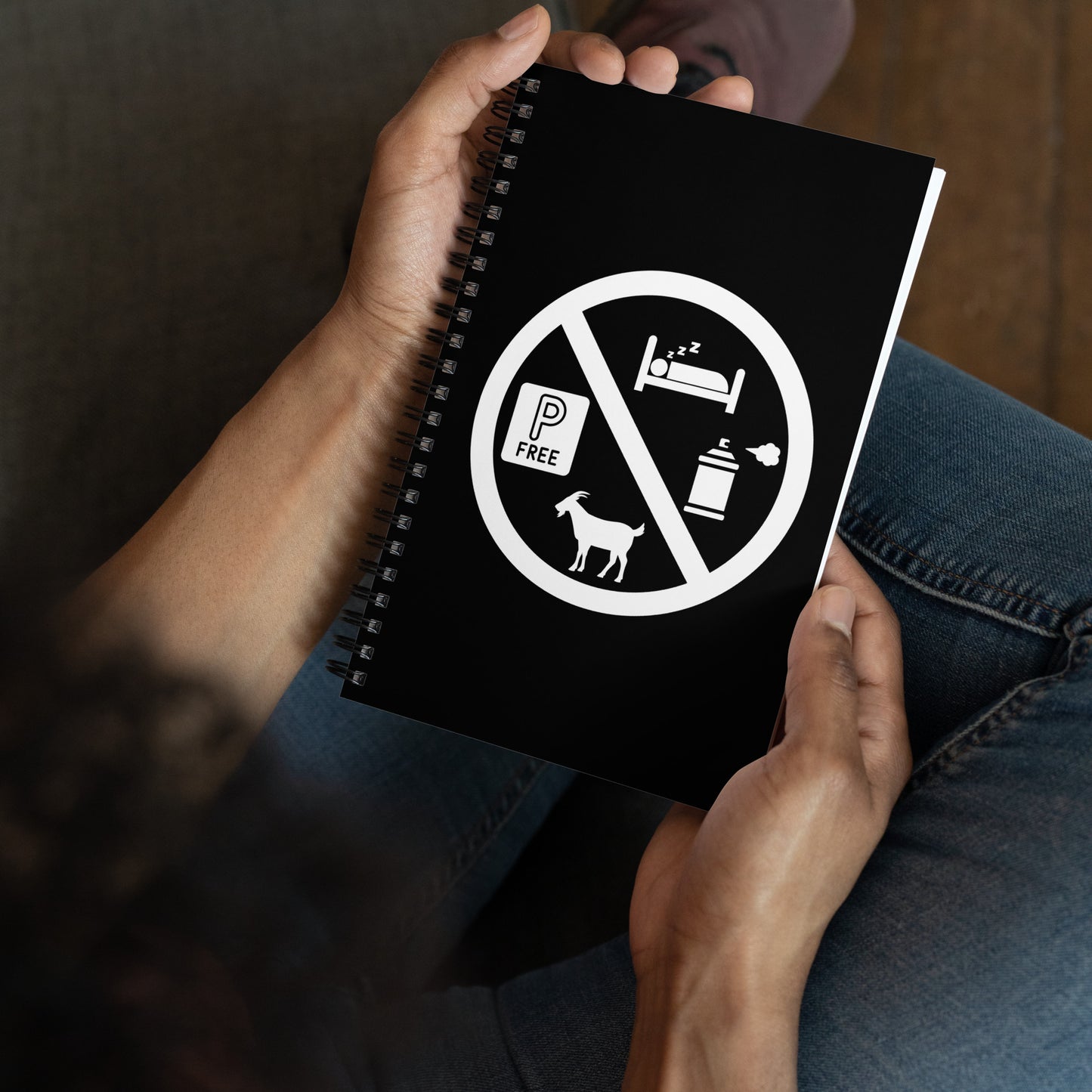 Don't Be a Chester Spiral notebook