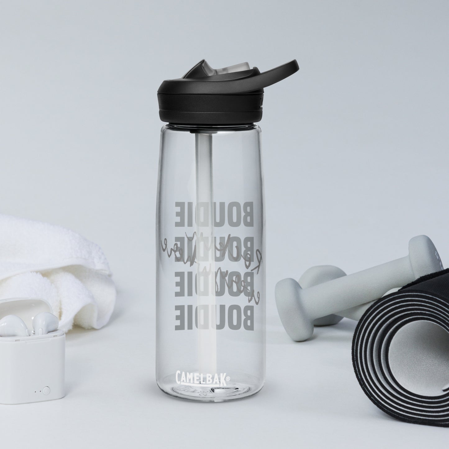 Boudie Rockin' Everywhere Blues Sports water bottle
