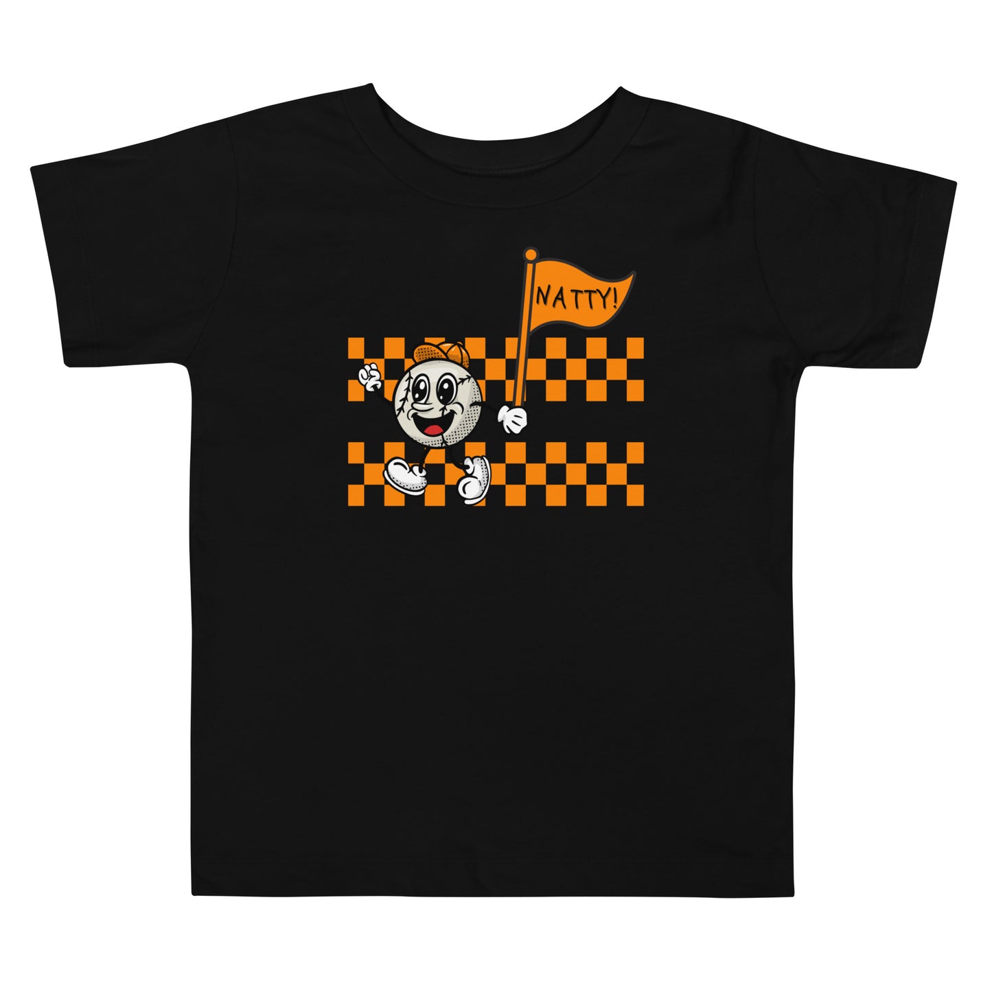 NATTY! Flag Toddler Short Sleeve Tee