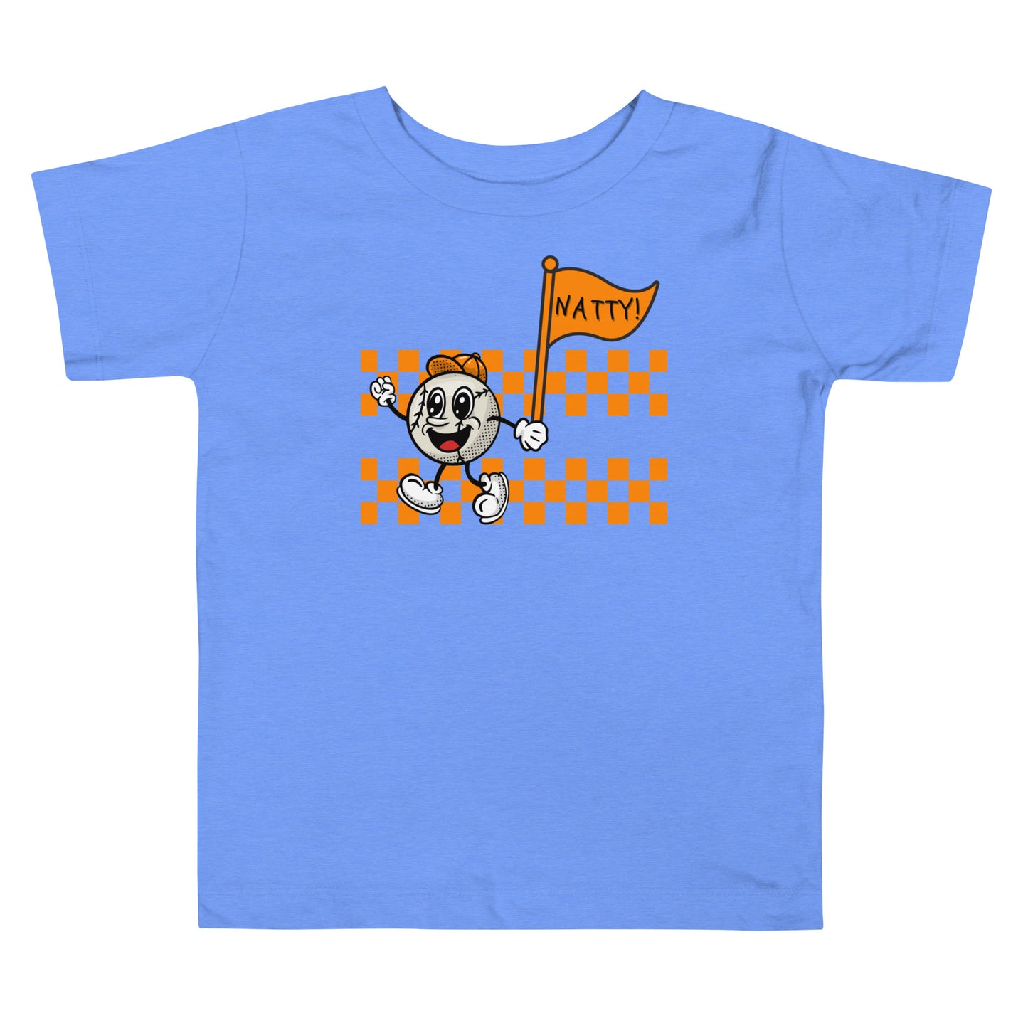 NATTY! Flag Toddler Short Sleeve Tee
