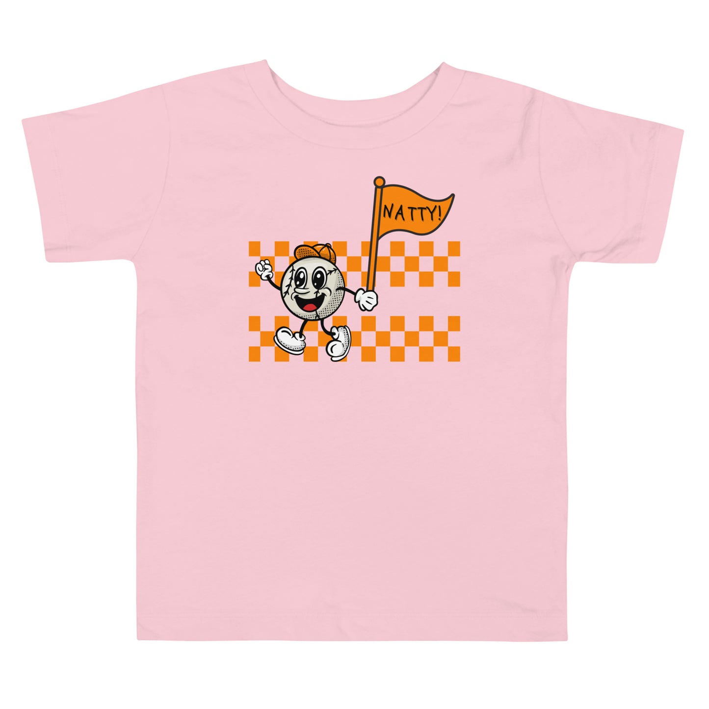 NATTY! Flag Toddler Short Sleeve Tee