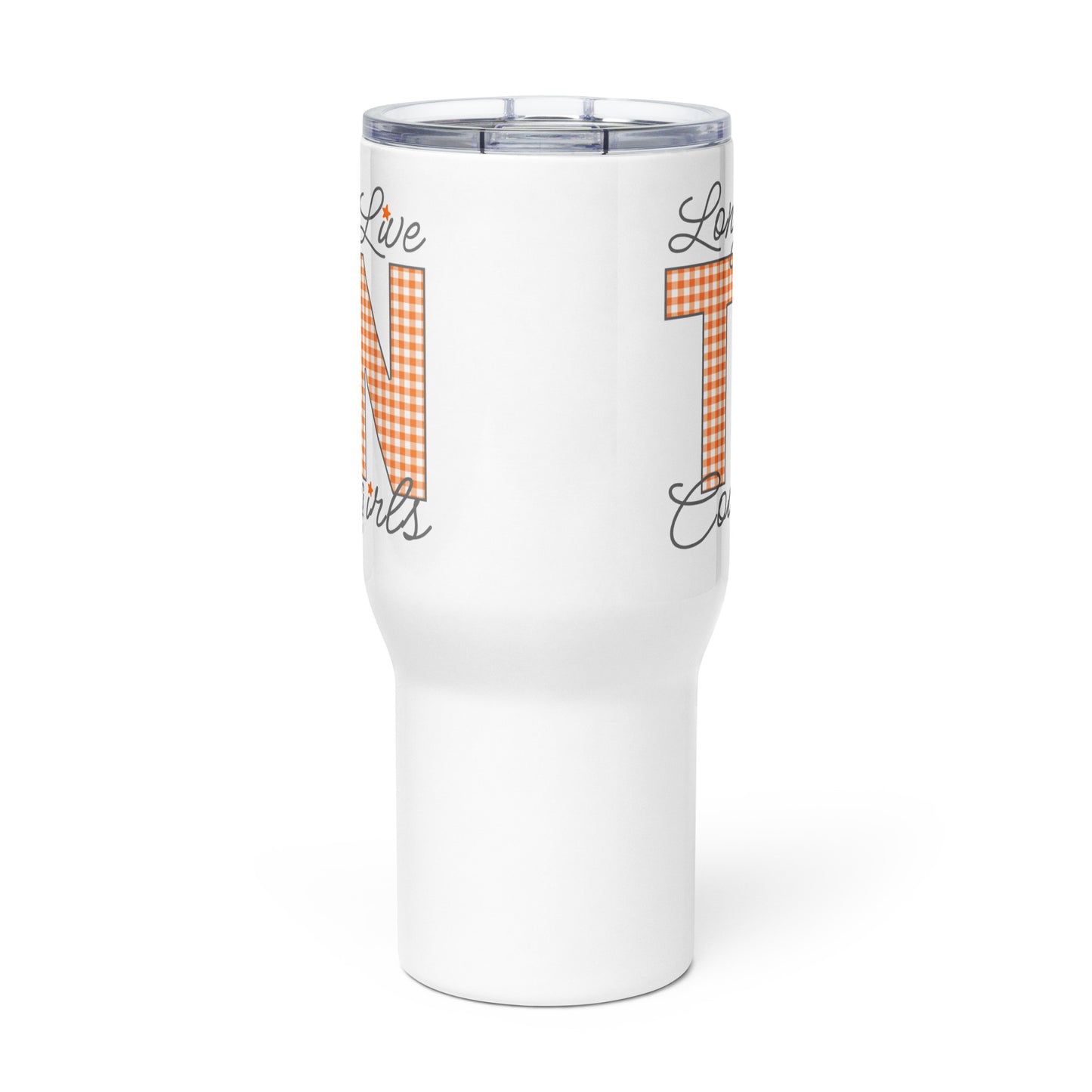Long Live TENNESSEE Cowgirls Travel mug with a handle