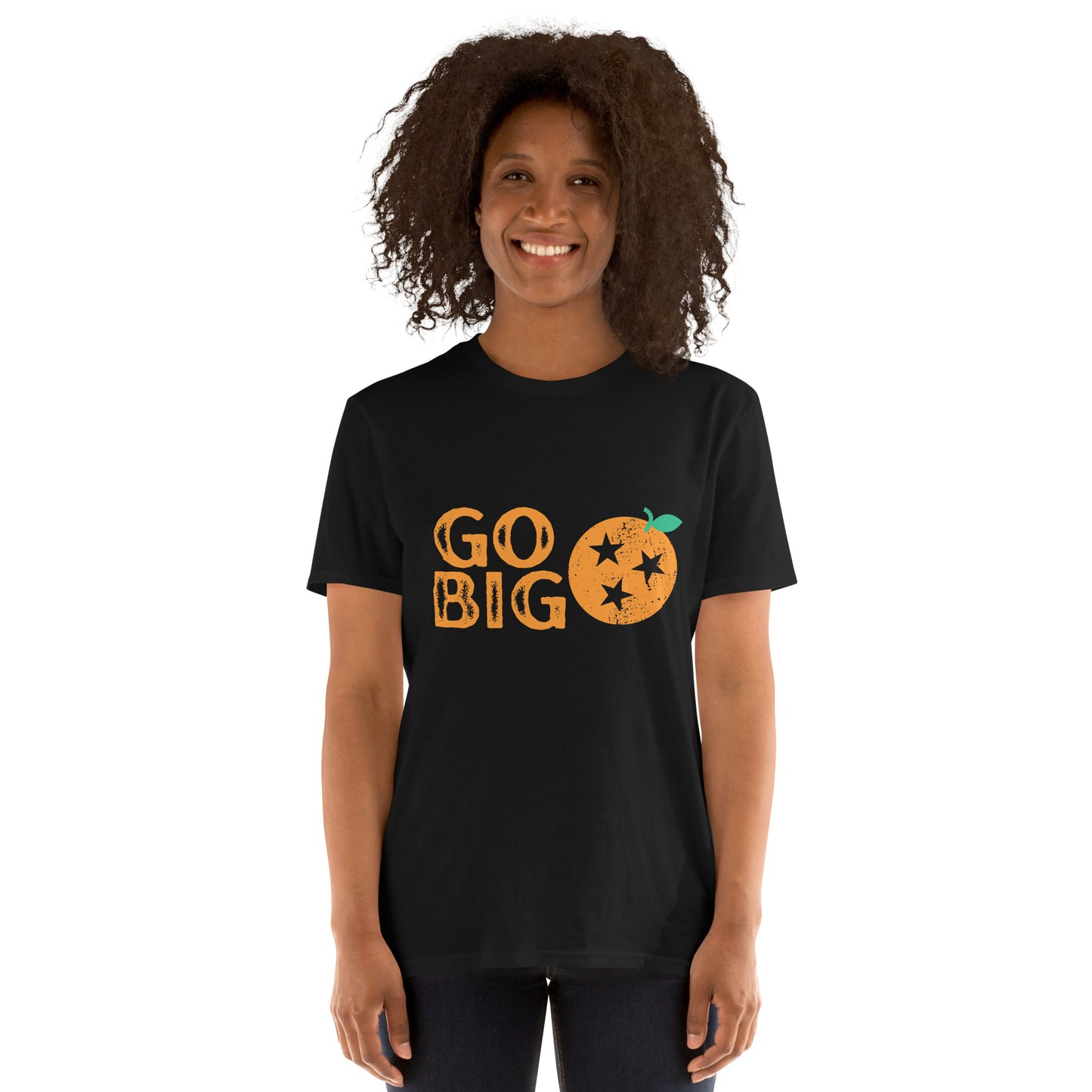 G0 Big 0range TN Flag Short-Sleeve Unisex T-Shirt