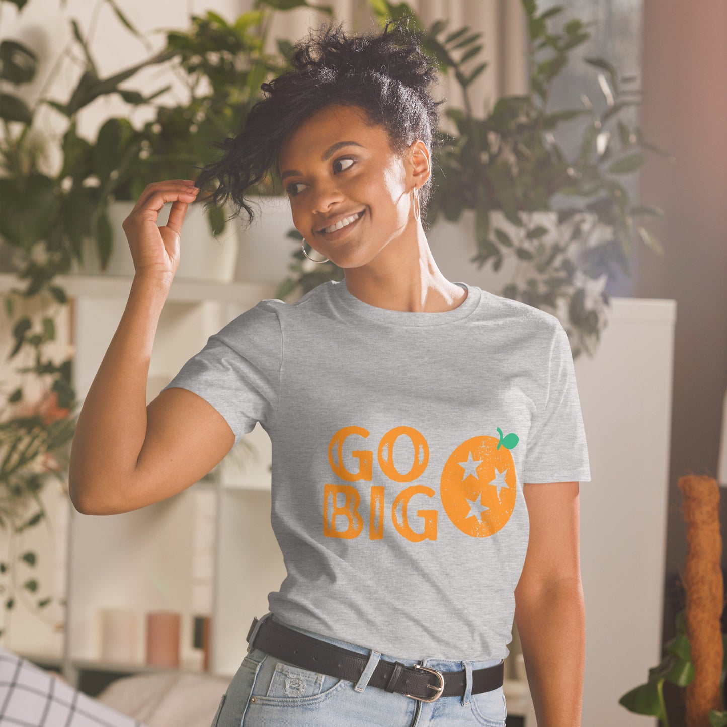 G0 Big 0range TN Flag Short-Sleeve Unisex T-Shirt