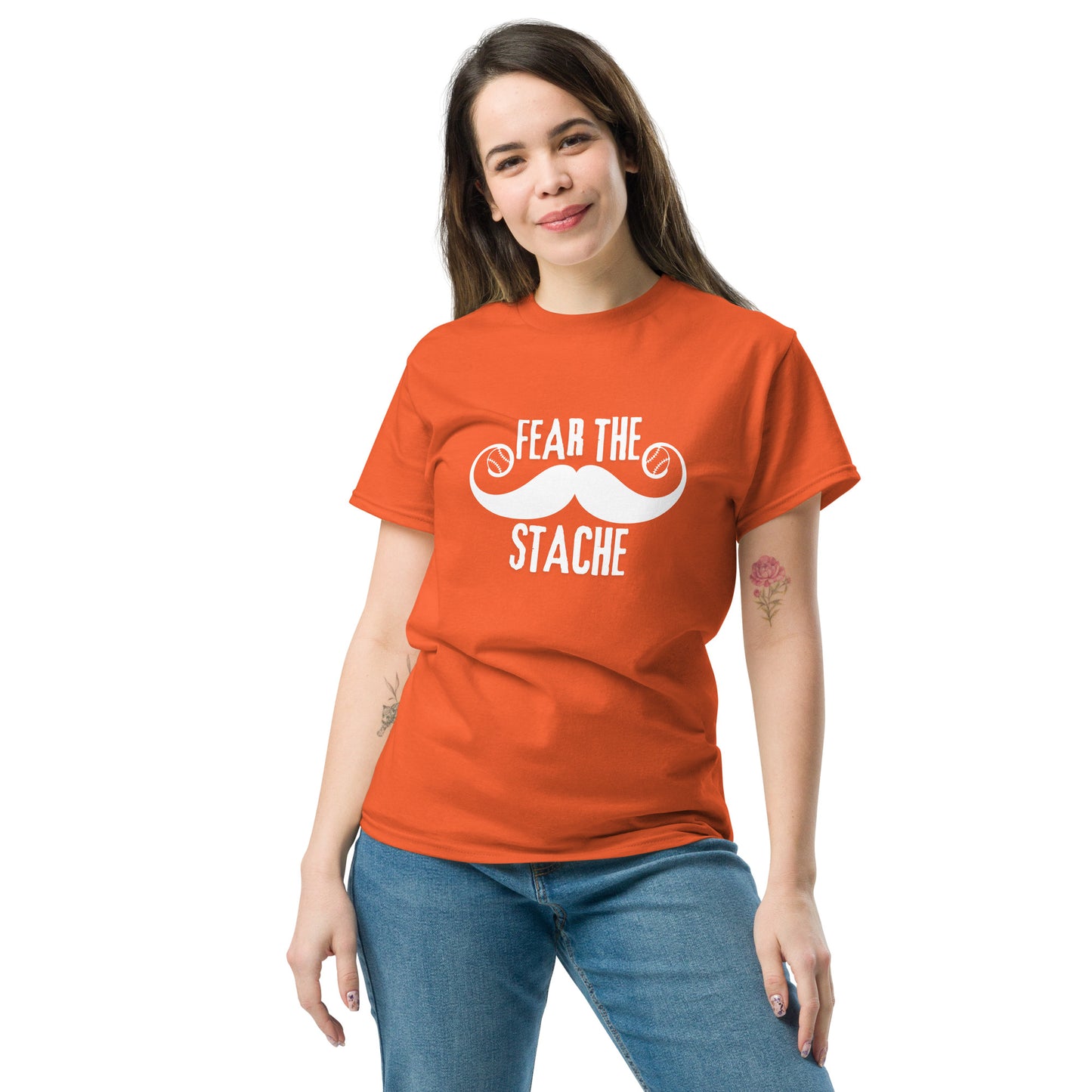 Fear the Stache Unisex classic tee