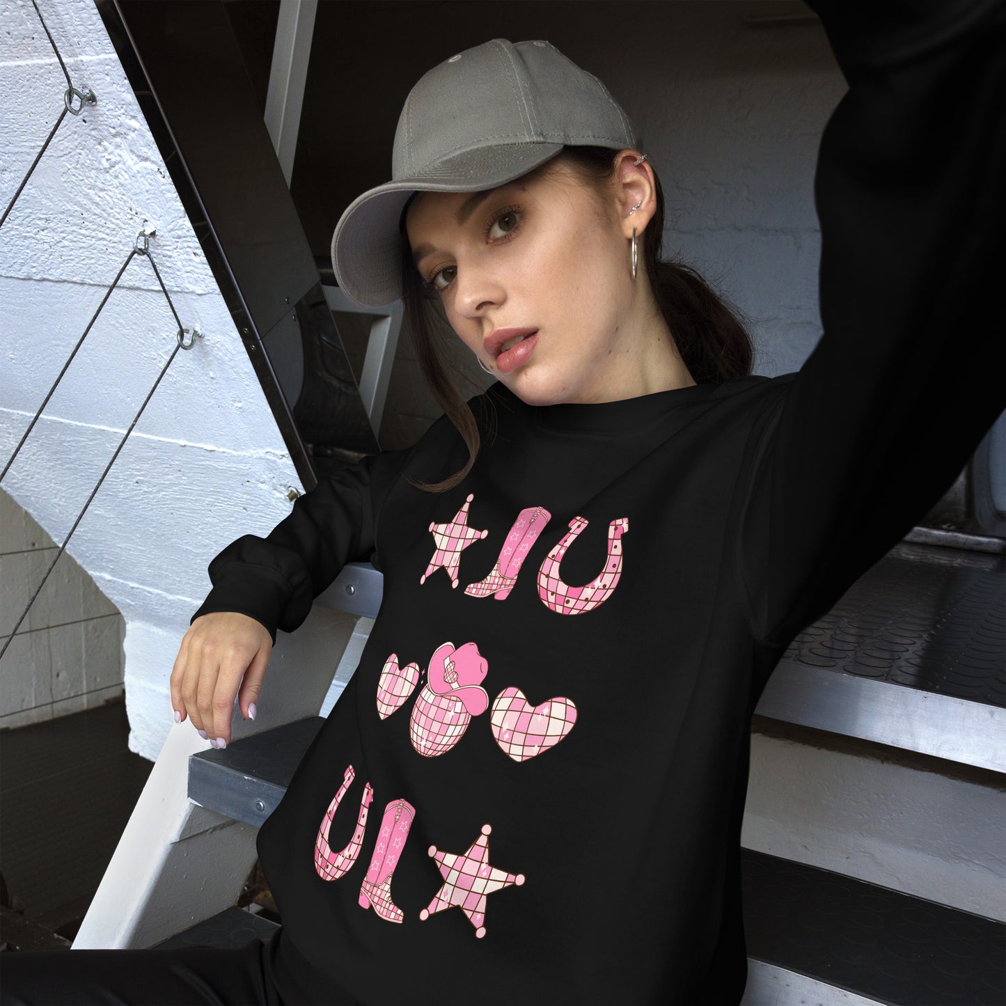 Disco Cowgirl Unisex Sweatshirt