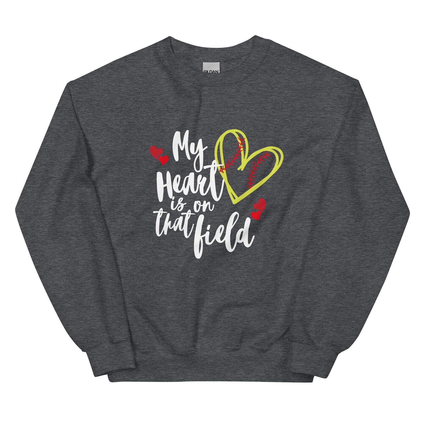 My Heart is on that Field (w) Unisex Sweatshirt