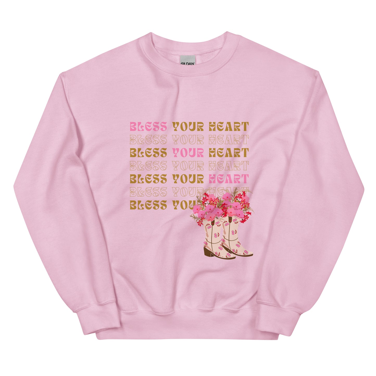 Bless your Heart - Flowers Unisex Sweatshirt