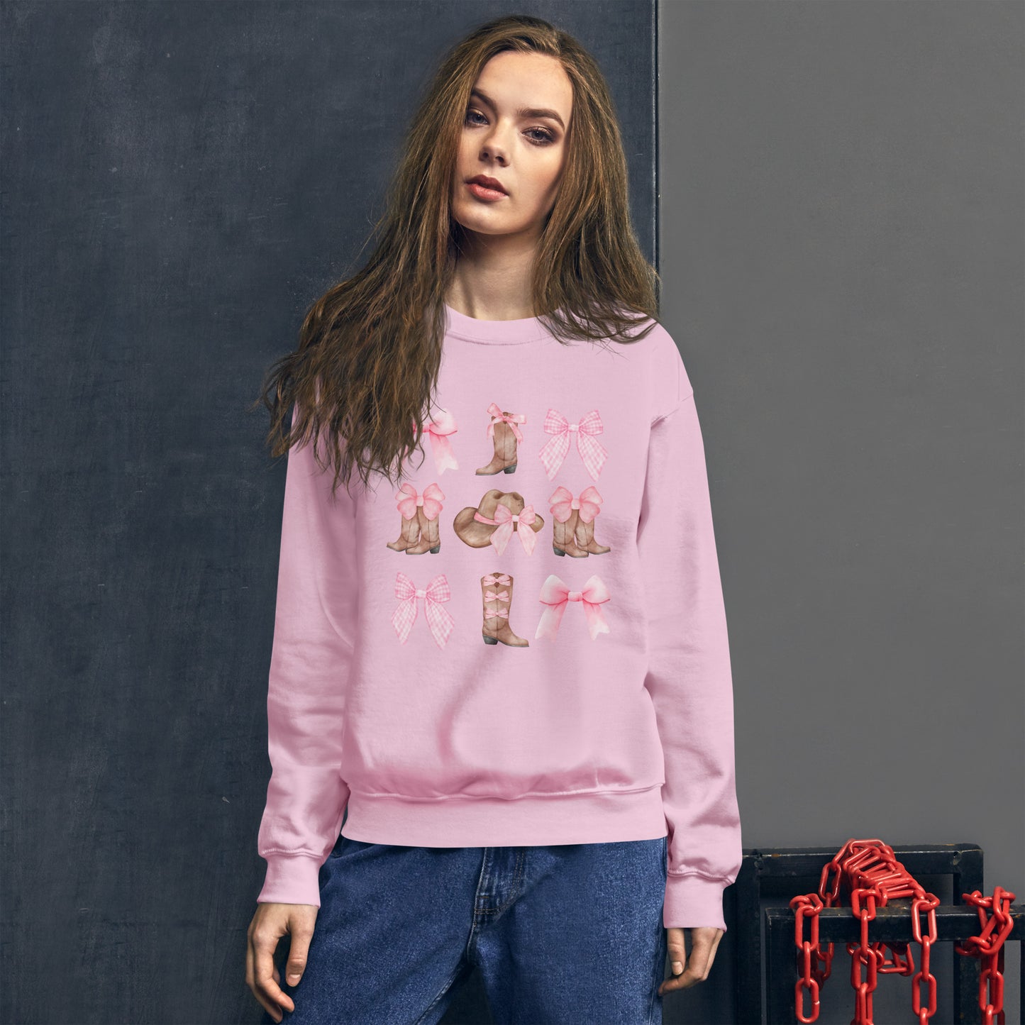 Boots n Bows Unisex Sweatshirt