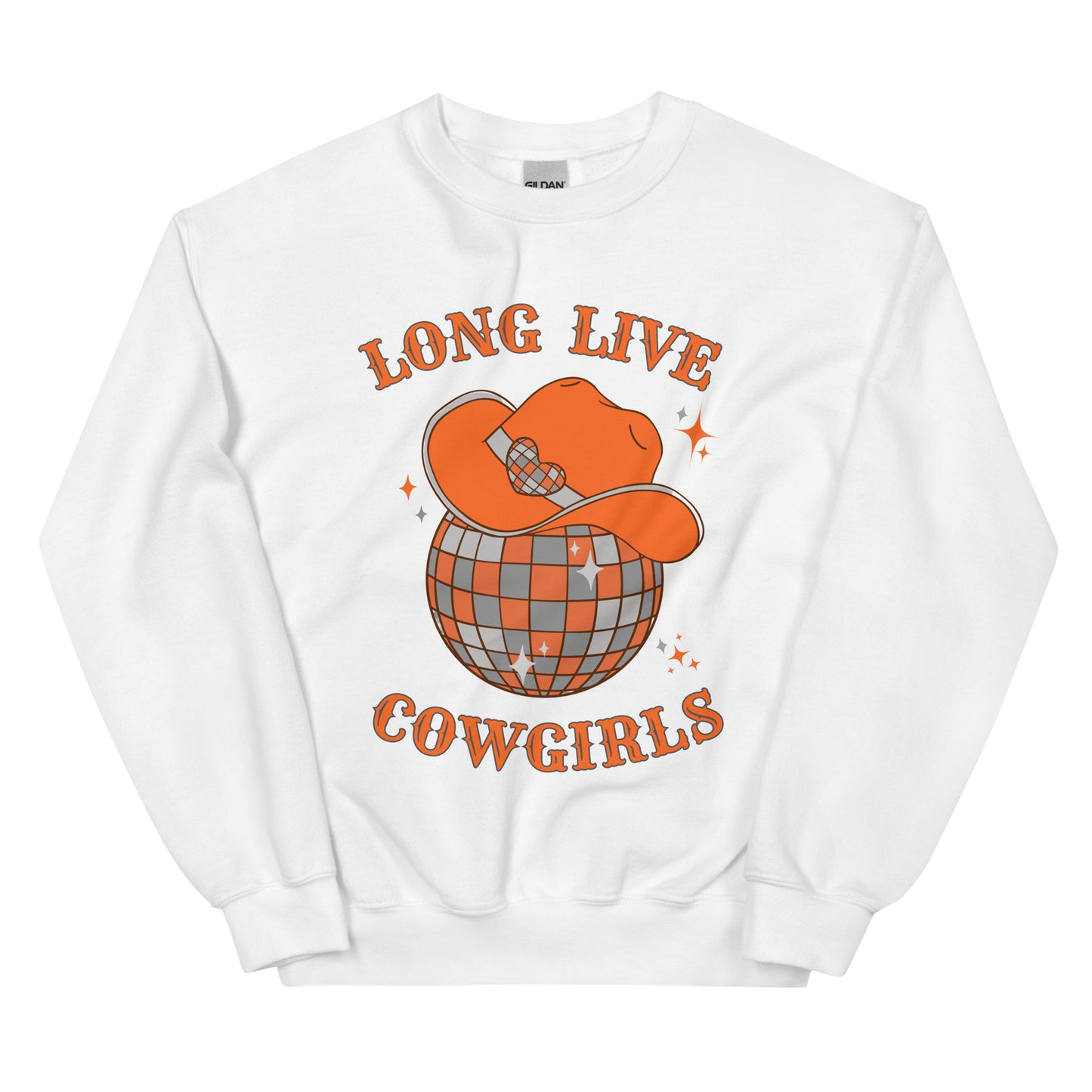 Long Live BIG ORANGE Cowgirls Unisex Sweatshirt