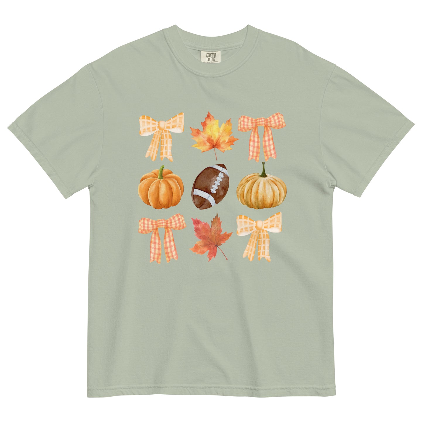 Fall Faves Football Unisex garment-dyed heavyweight t-shirt