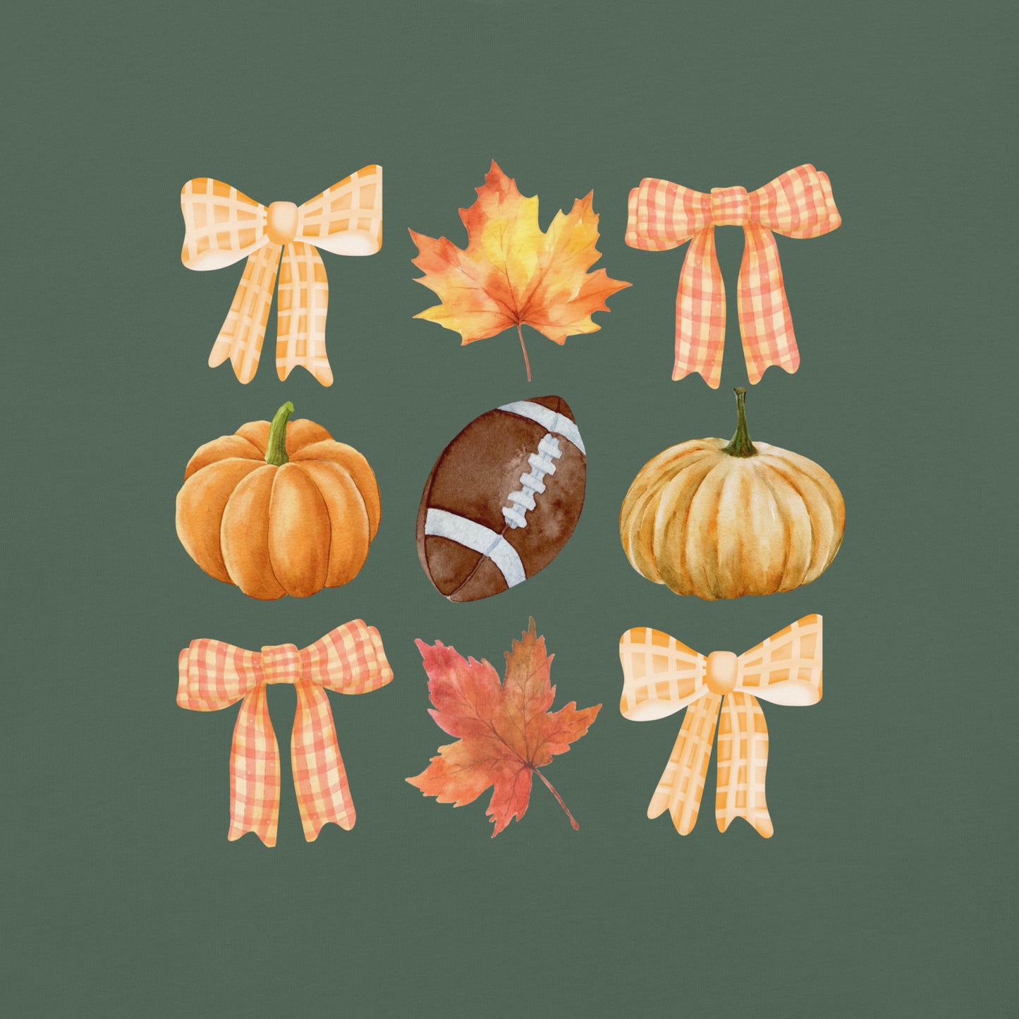 Fall Faves Football Unisex garment-dyed heavyweight t-shirt