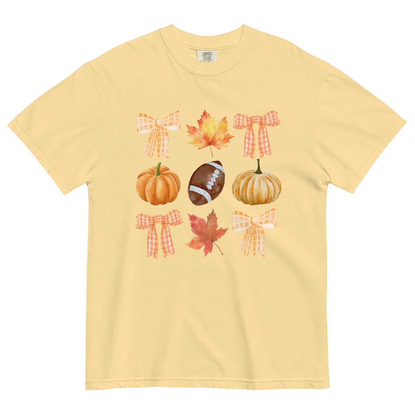 Fall Faves Football Unisex garment-dyed heavyweight t-shirt