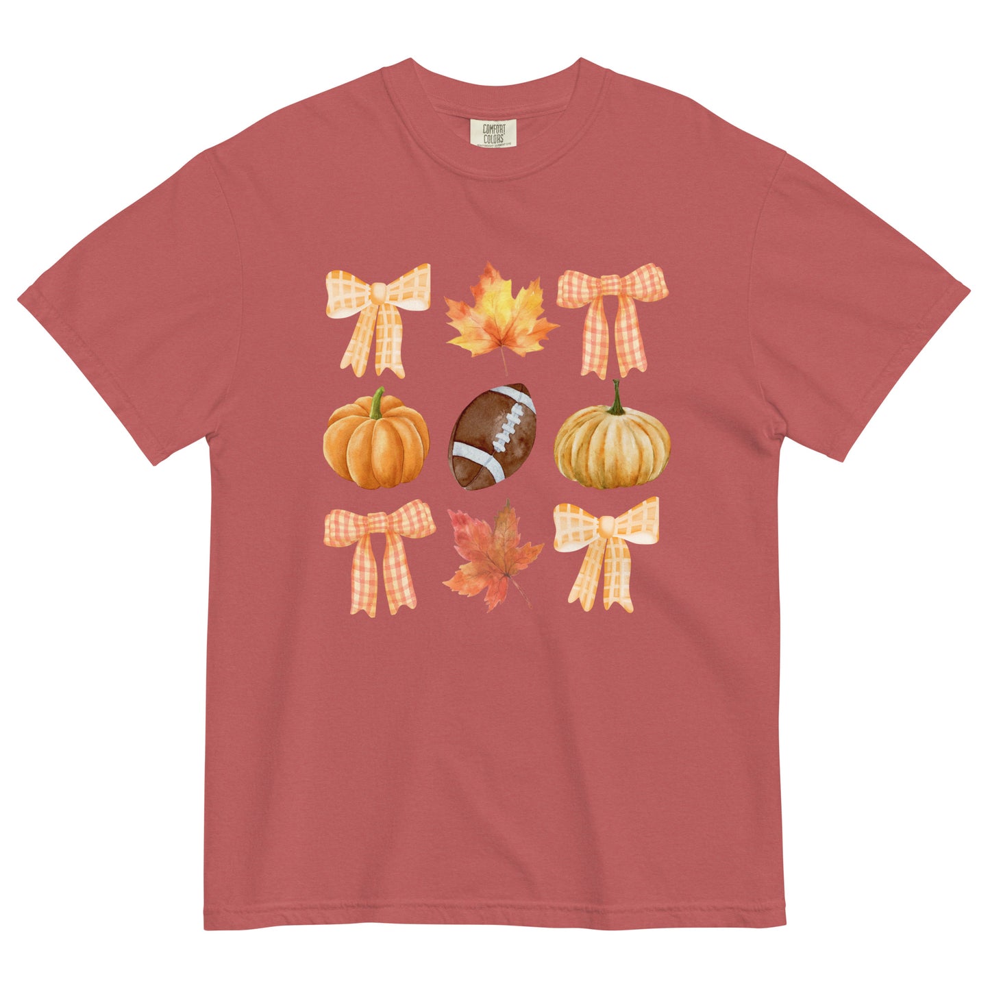 Fall Faves Football Unisex garment-dyed heavyweight t-shirt
