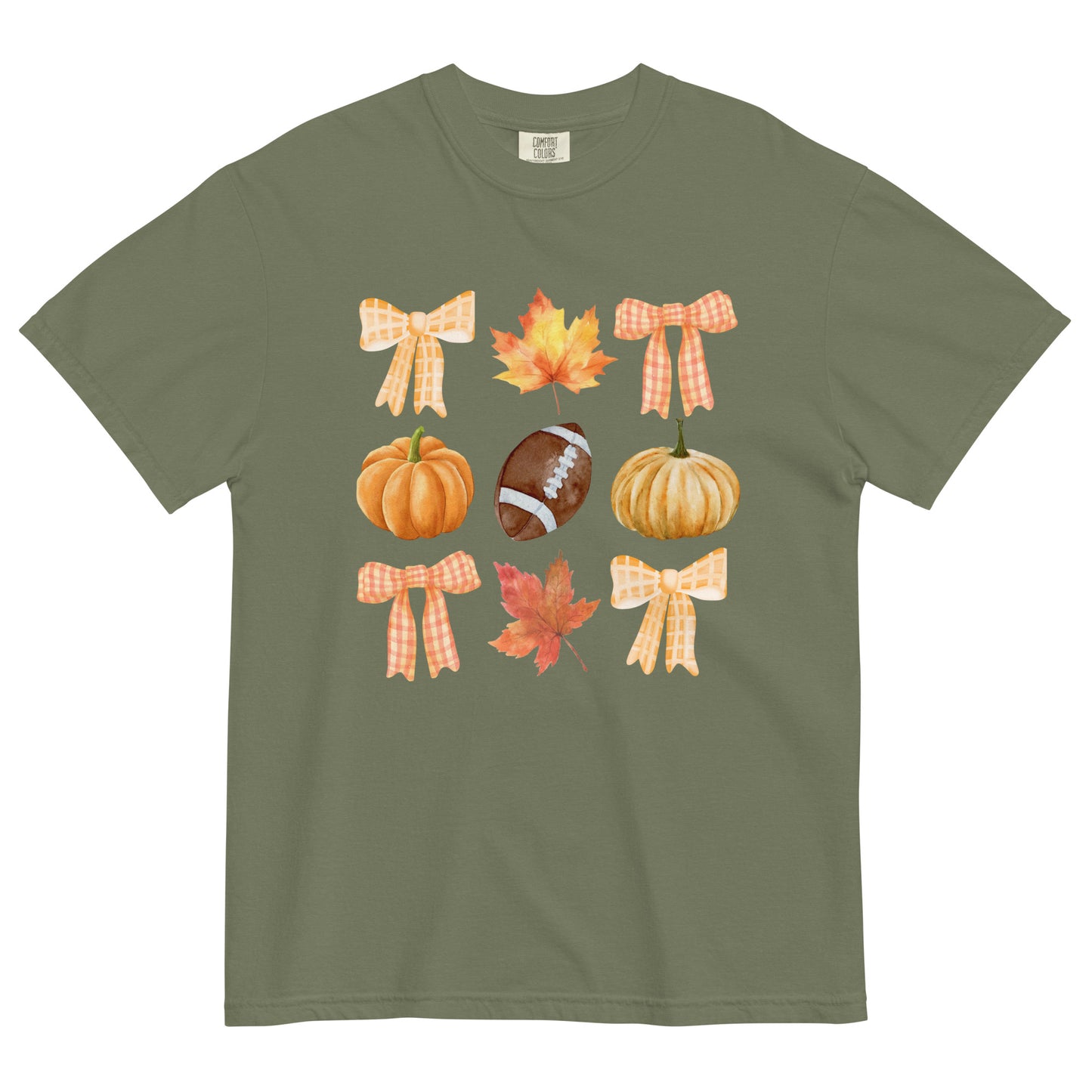 Fall Faves Football Unisex garment-dyed heavyweight t-shirt