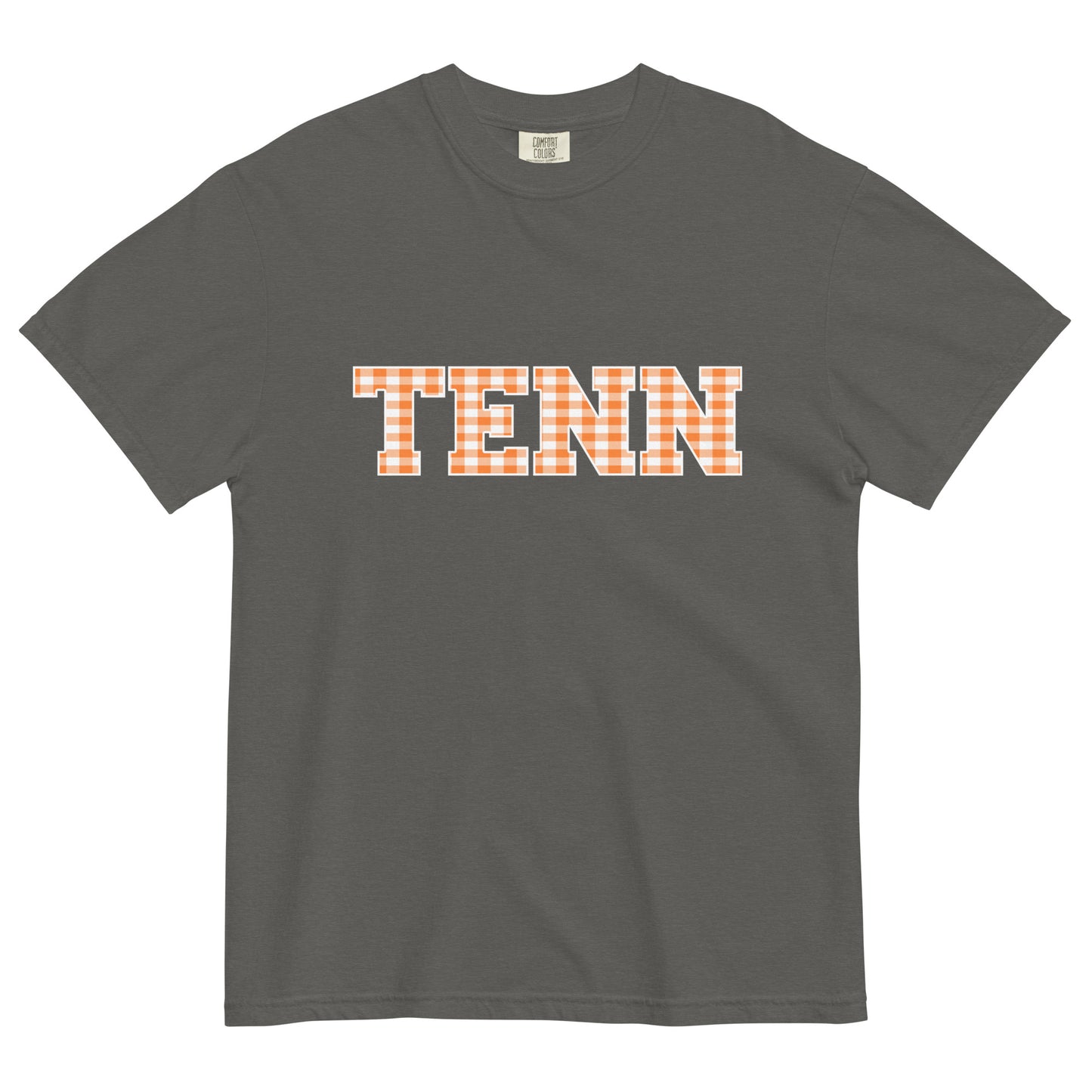 TENN Gingham Unisex garment-dyed heavyweight t-shirt