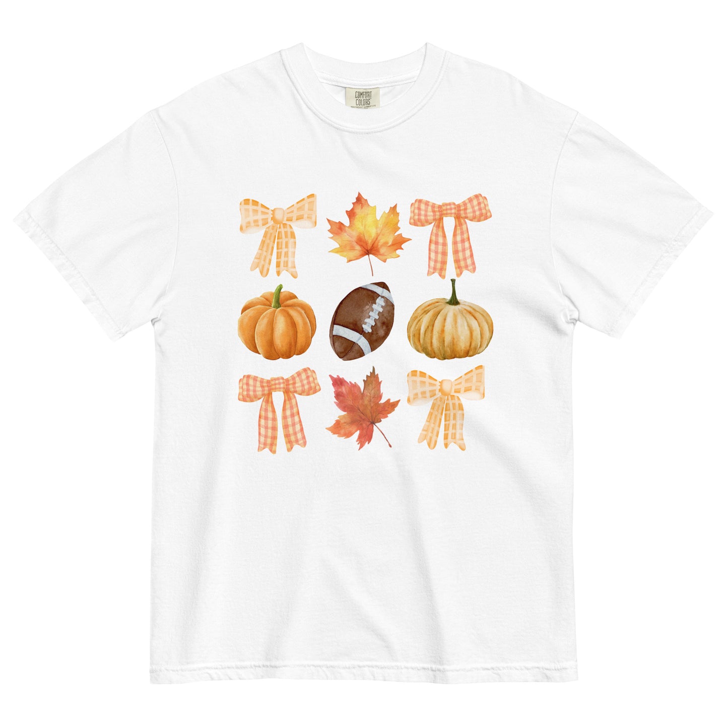 Fall Faves Football Unisex garment-dyed heavyweight t-shirt