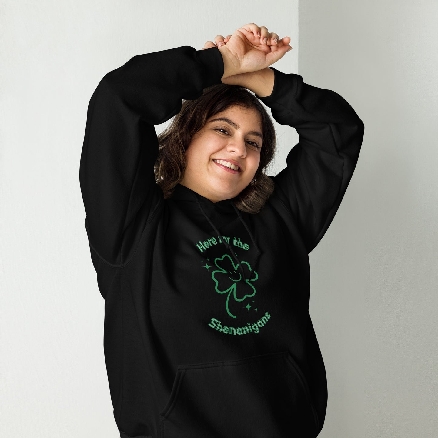 Here for the Shenanigans Adult Unisex Hoodie