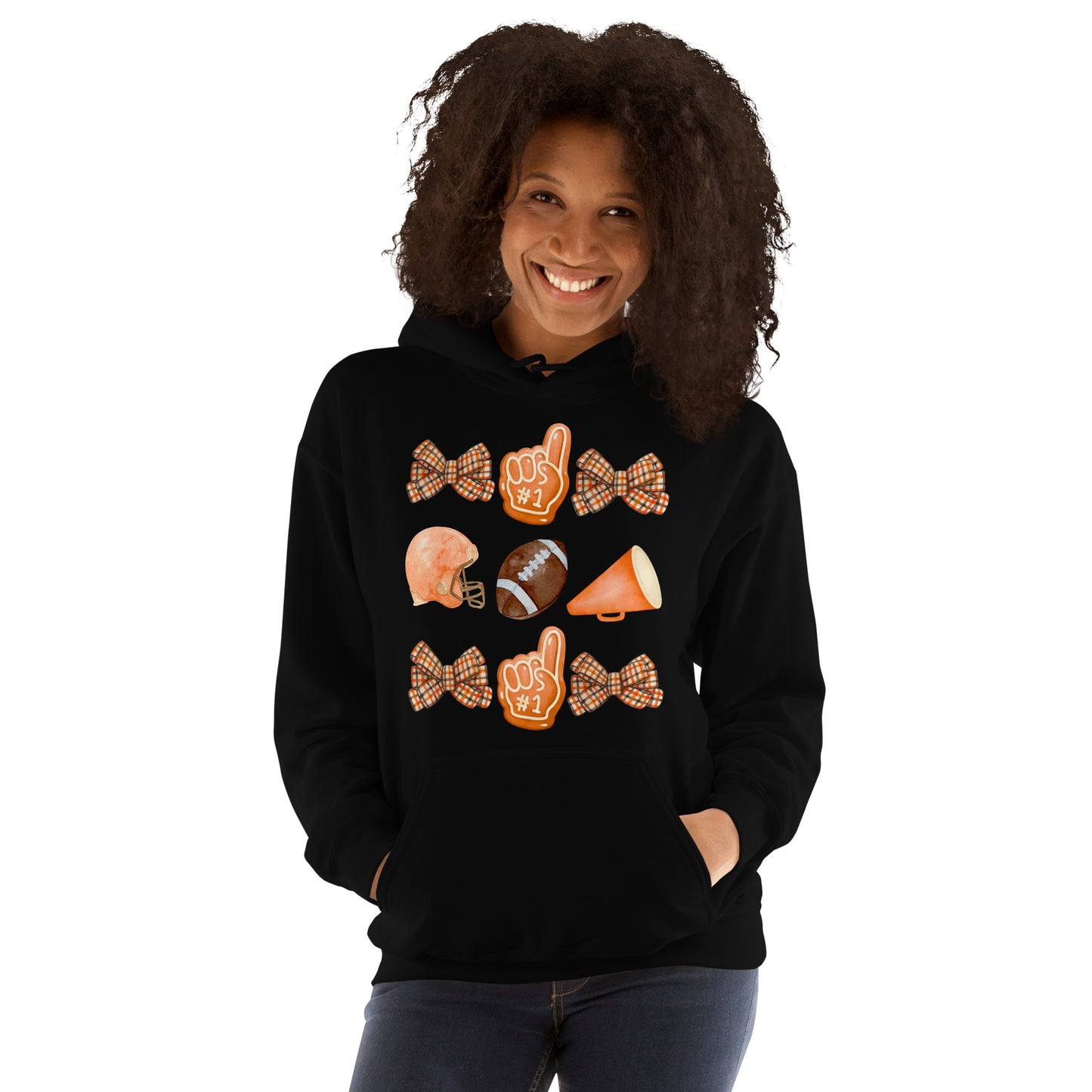 Vintage Fall Football Unisex Hoodie