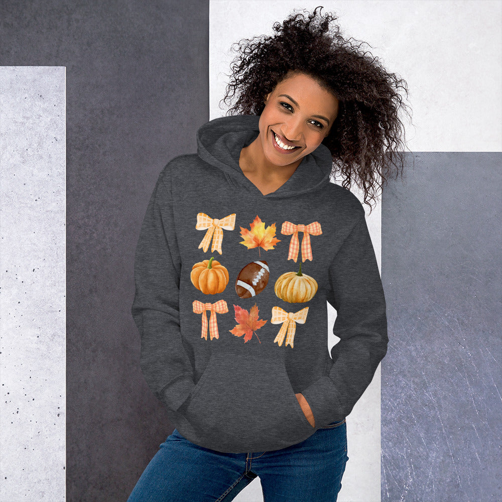 Fall Faves Football Unisex Hoodie
