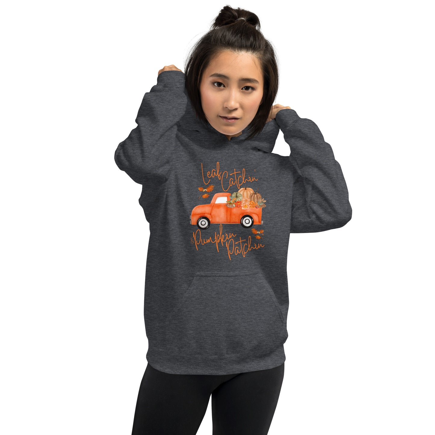 Leaf Catchin' & Pumpkin Patchin' Unisex Hoodie