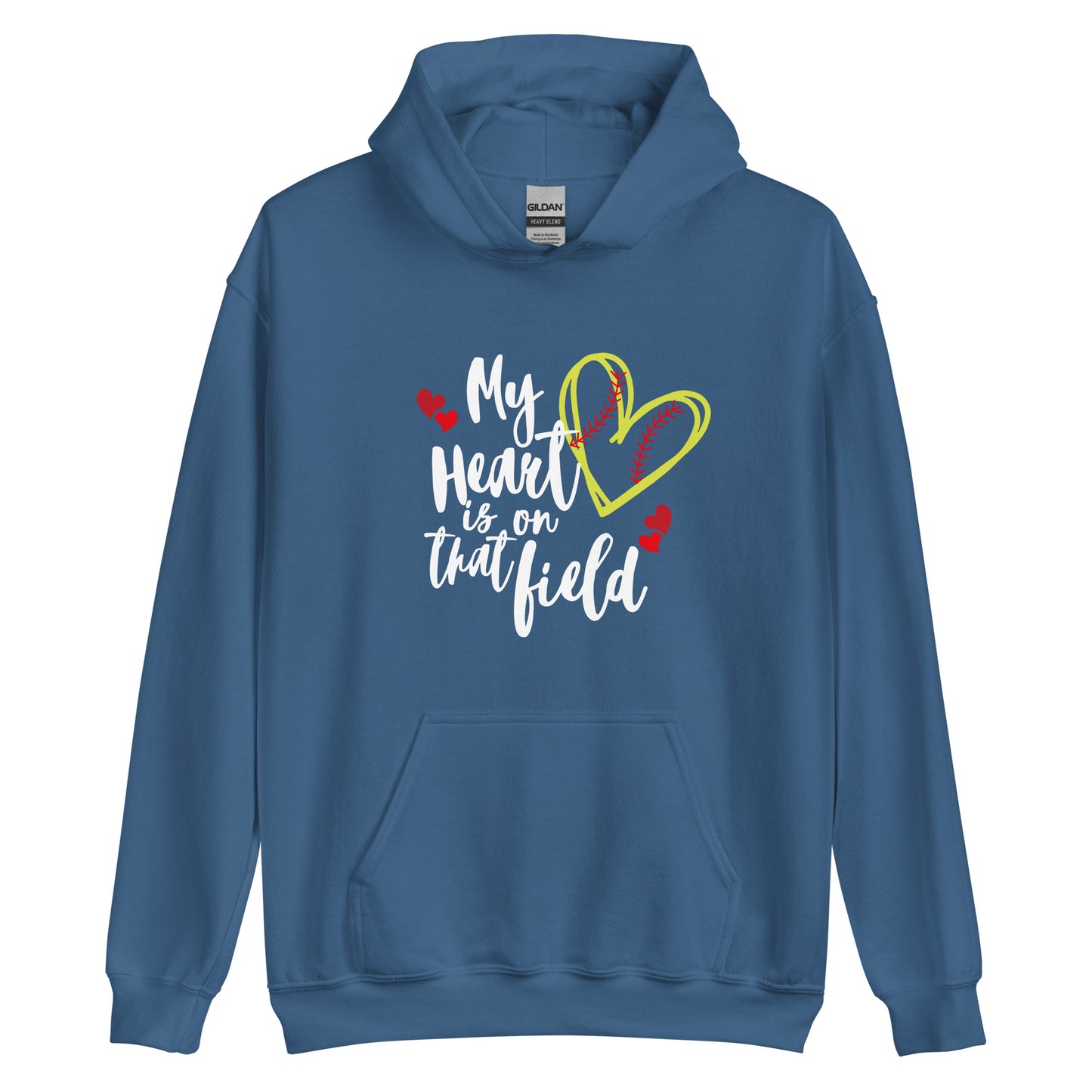 MY Heart is on that Field Unisex Hoodie
