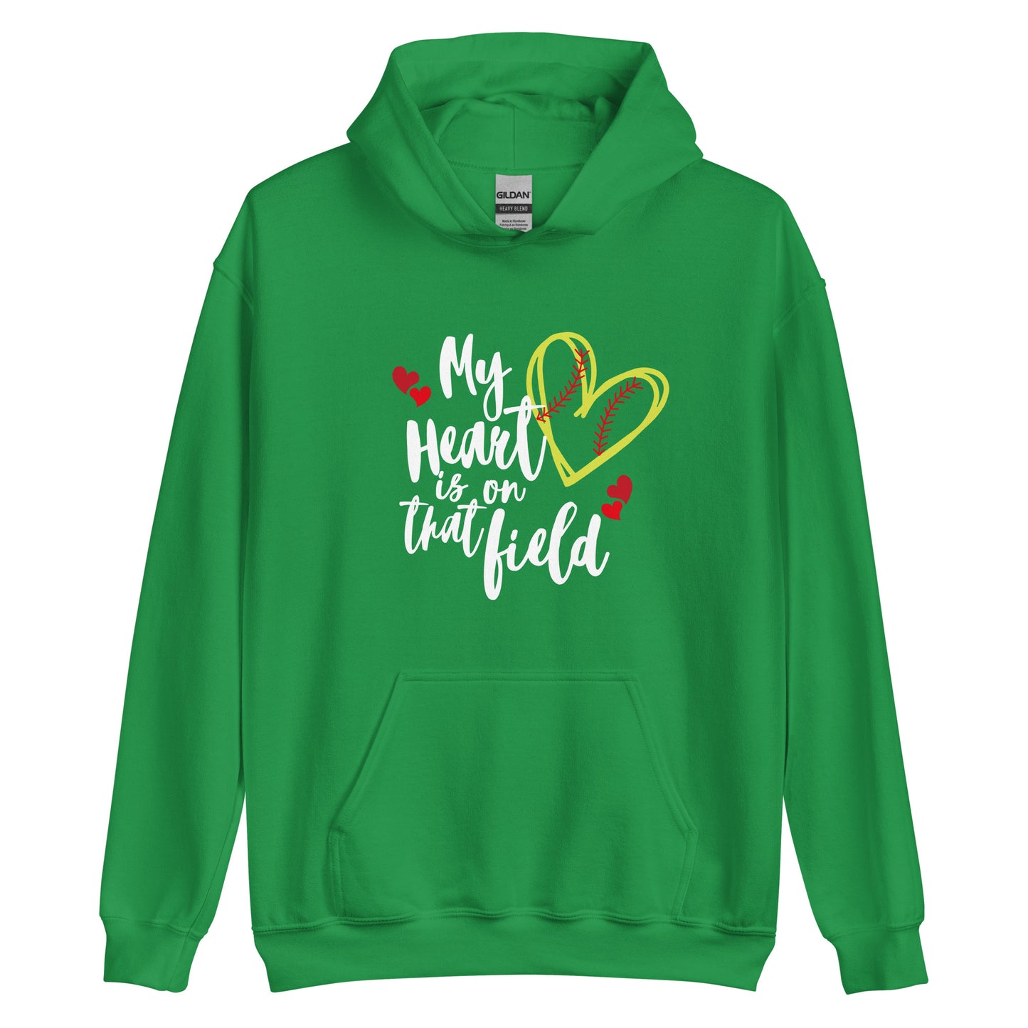 MY Heart is on that Field Unisex Hoodie