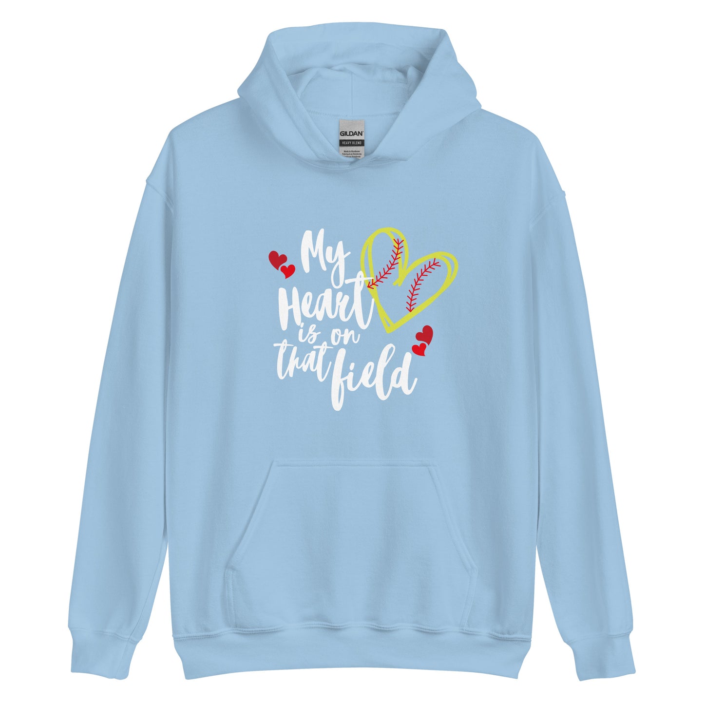MY Heart is on that Field Unisex Hoodie