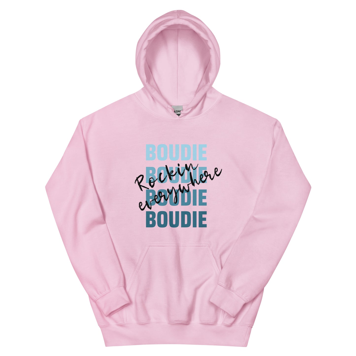 Boudie Rockin' Everywhere Blues Unisex Hoodie